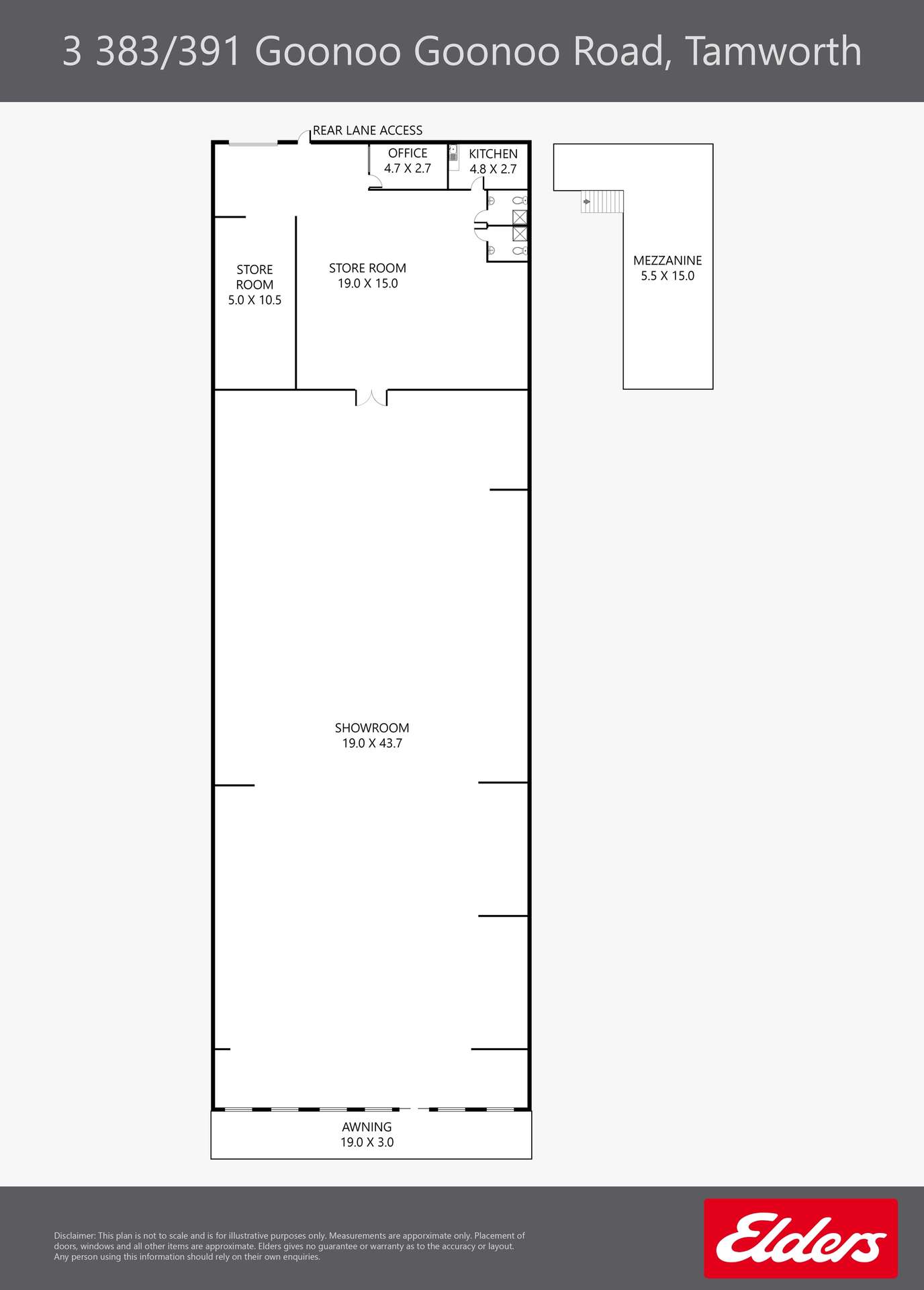 3/383 - 391 Goonoo Goonoo Road, Tamworth Sold by Farmbuy.com - floorplan 1