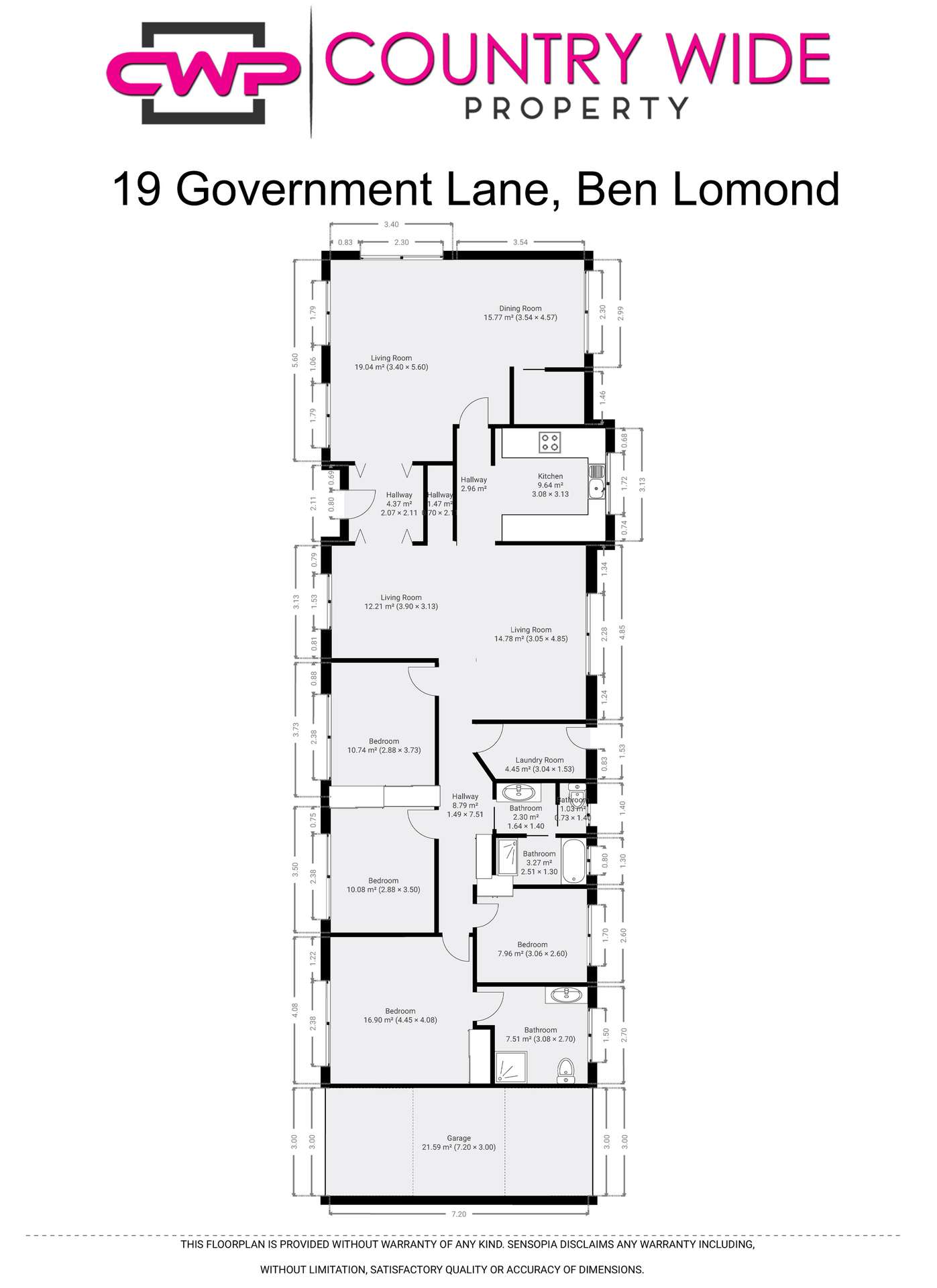 19 Government Lane, Ben Lomond For Sale by Farmbuy.com - floorplan 1