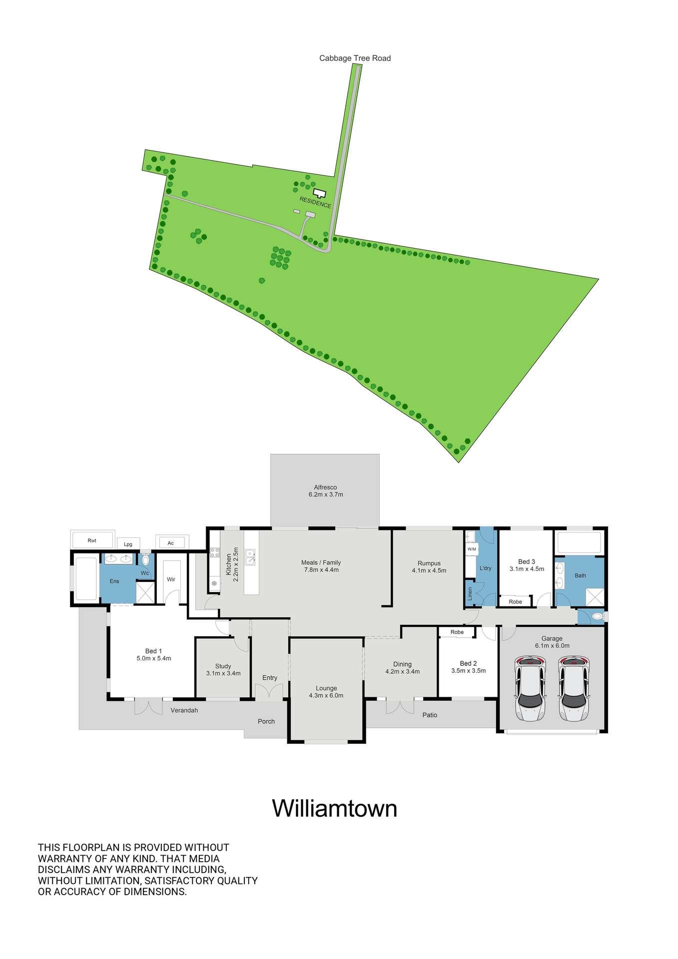 285 Cabbage Tree Road, Williamtown For Sale by Farmbuy.com - floorplan 1