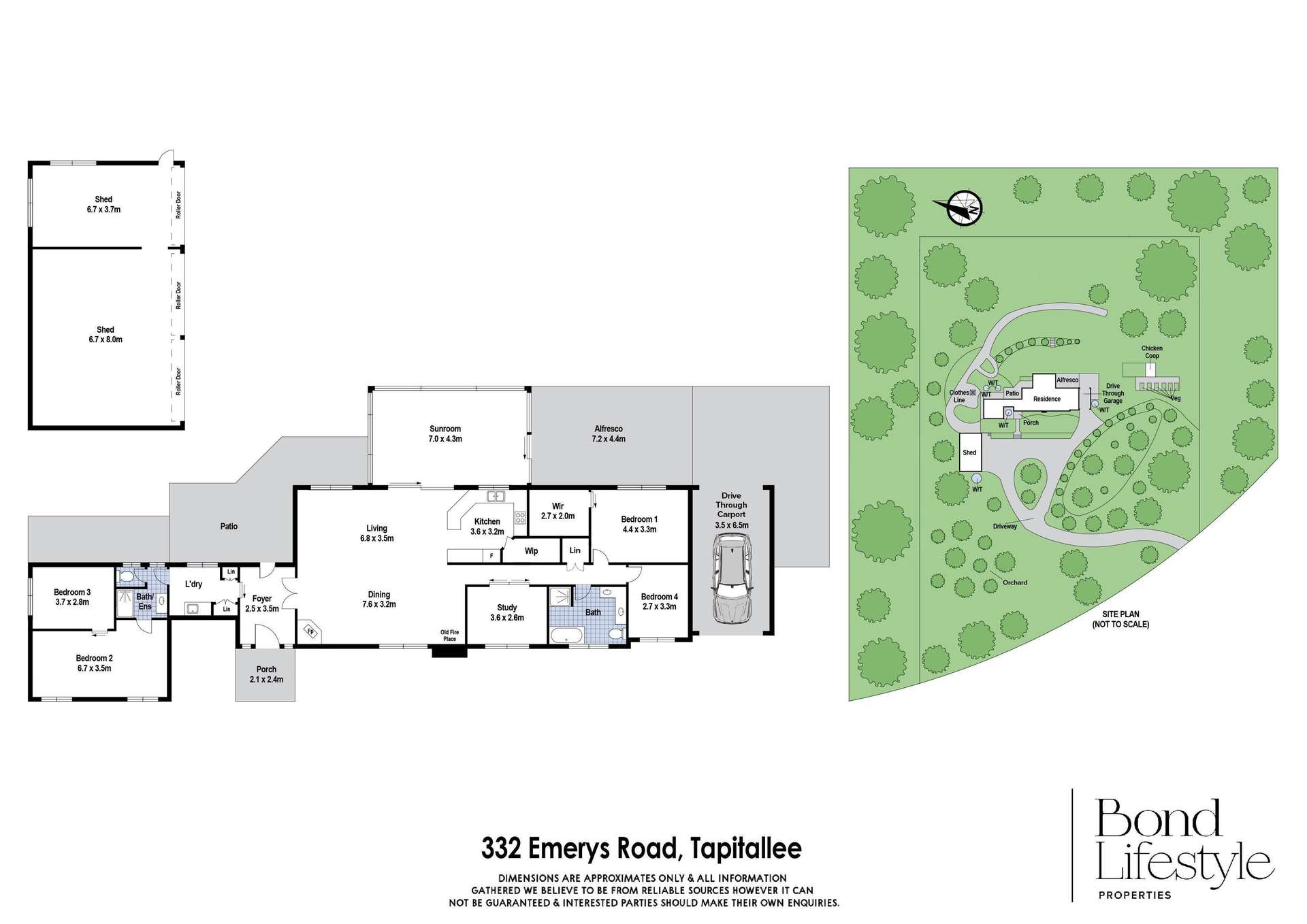 332 Emerys Road, Tapitallee For Sale by Farmbuy.com - floorplan 1