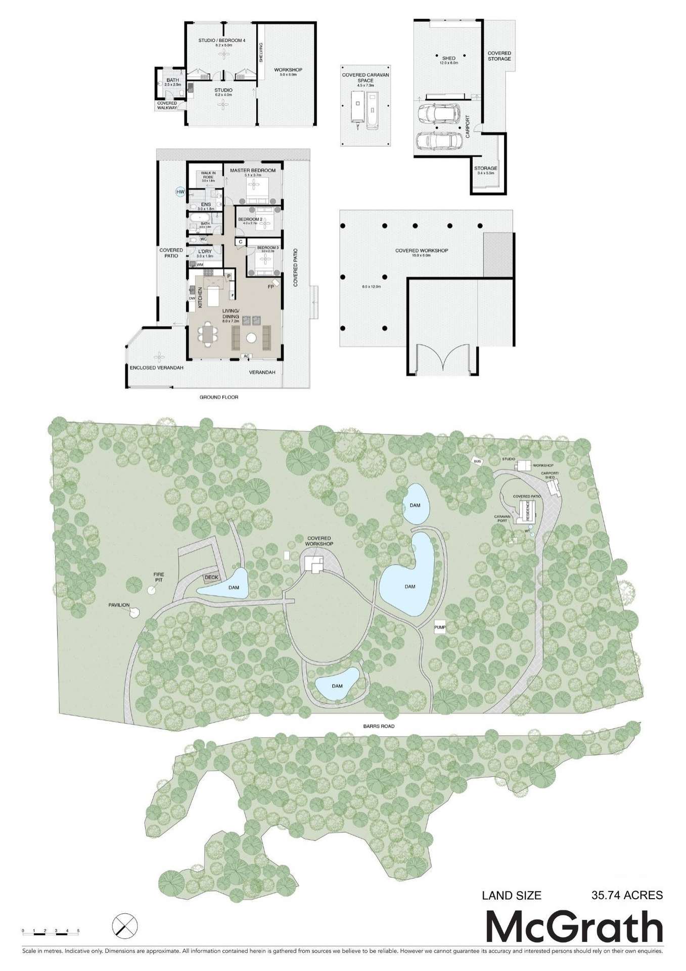 139 Barrs Road, Glass House Mountains Sold by Farmbuy.com - floorplan 1