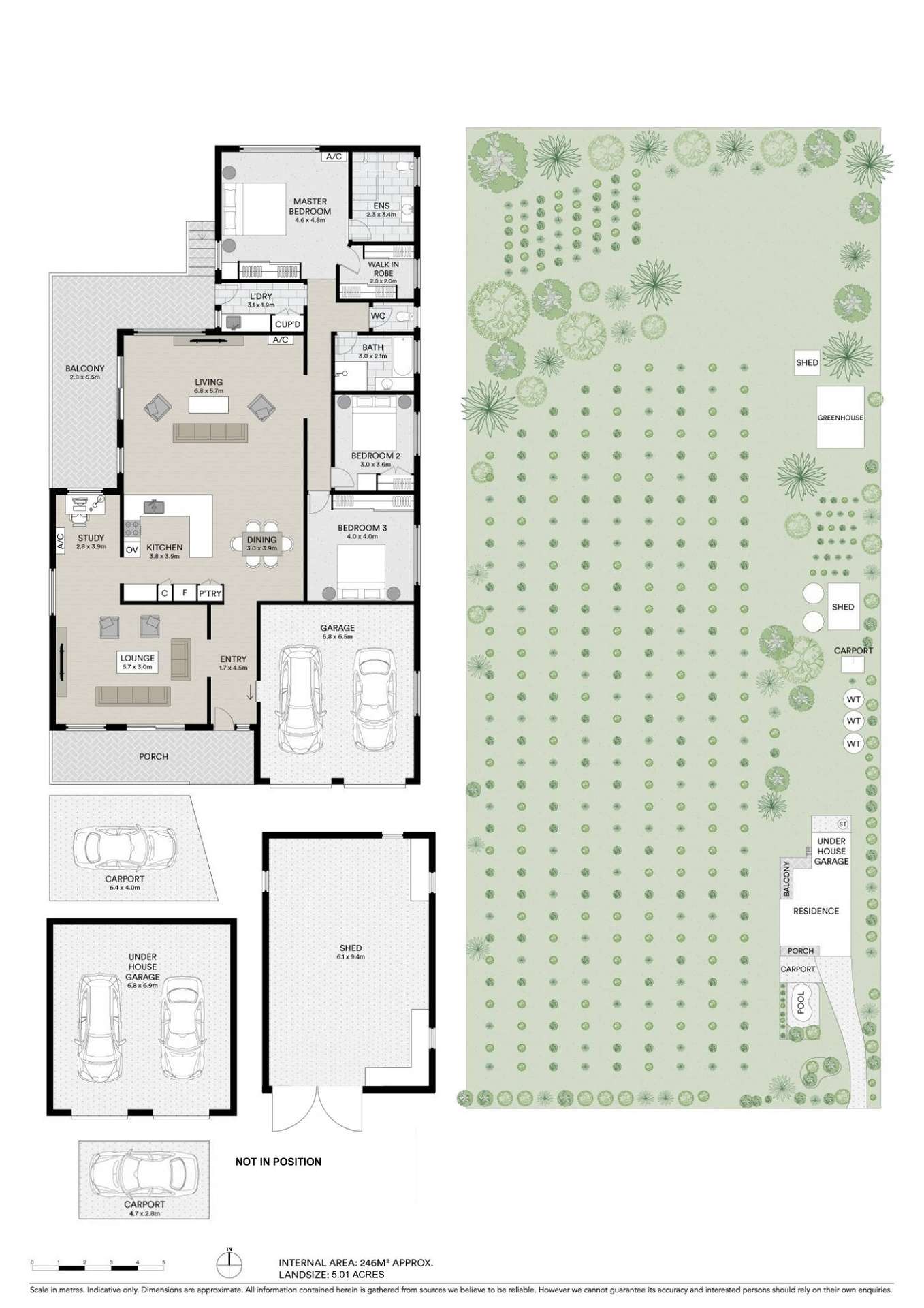 109 Fraser Road, Beerwah Sold by Farmbuy.com - floorplan 1