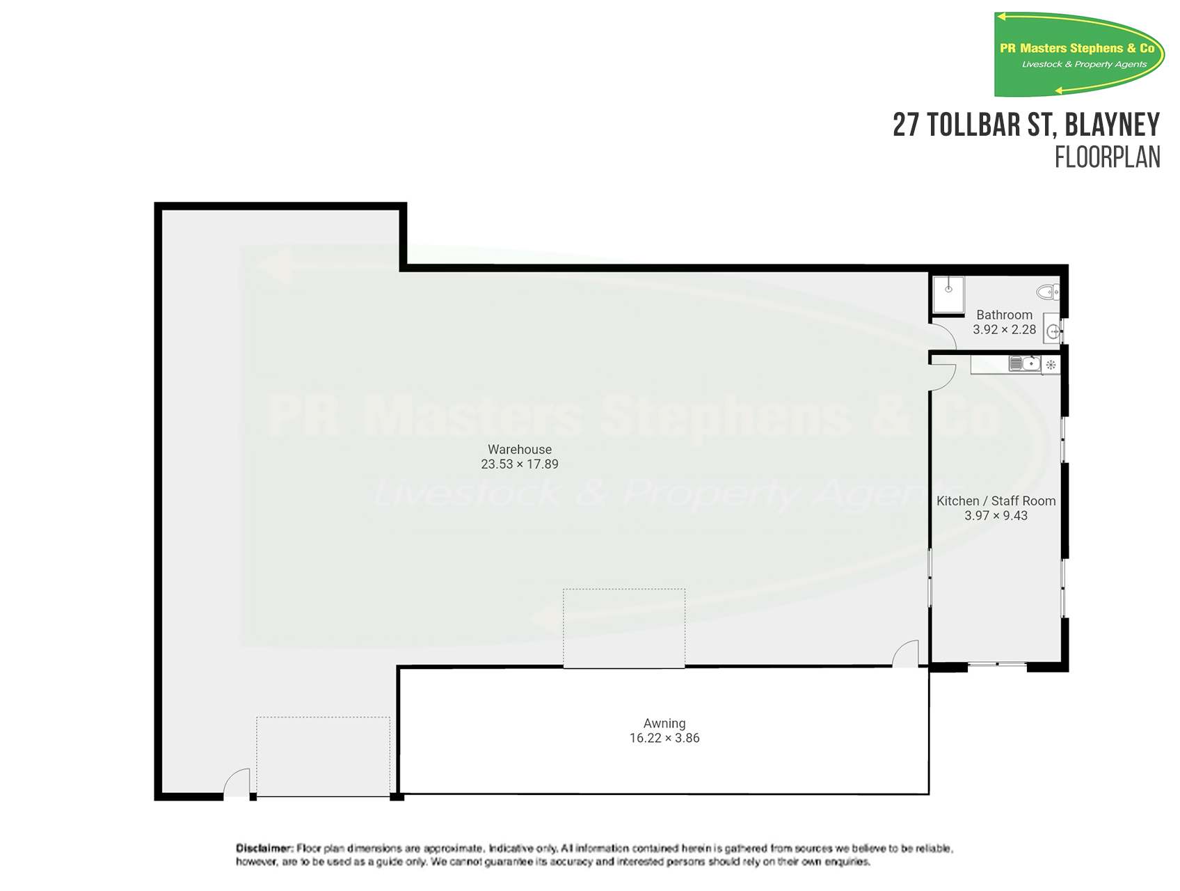 27 Tollbar Street, Blayney For Sale by Farmbuy.com - floorplan 1