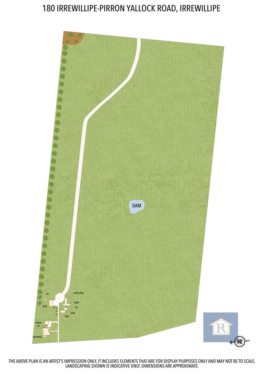 180 Irrewillipe-Pirron Yallock Road, Irrewillipe For Sale by Farmbuy.com - floorplan 2