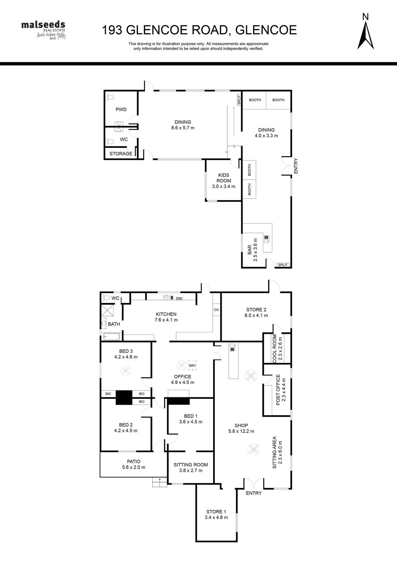 193 Glencoe Road, Glencoe For Sale by Farmbuy.com - floorplan 1
