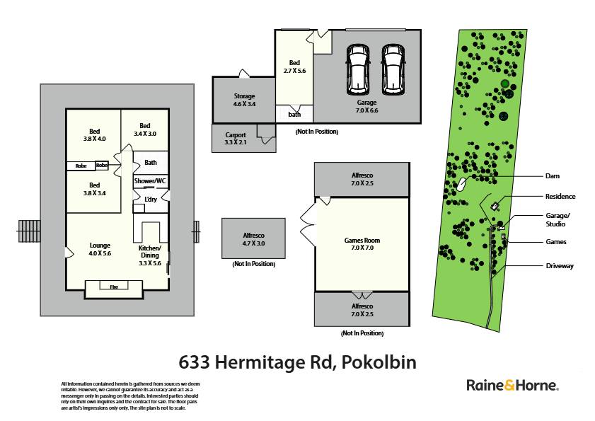633 Hermitage Road, Pokolbin For Sale by Farmbuy.com - floorplan 1
