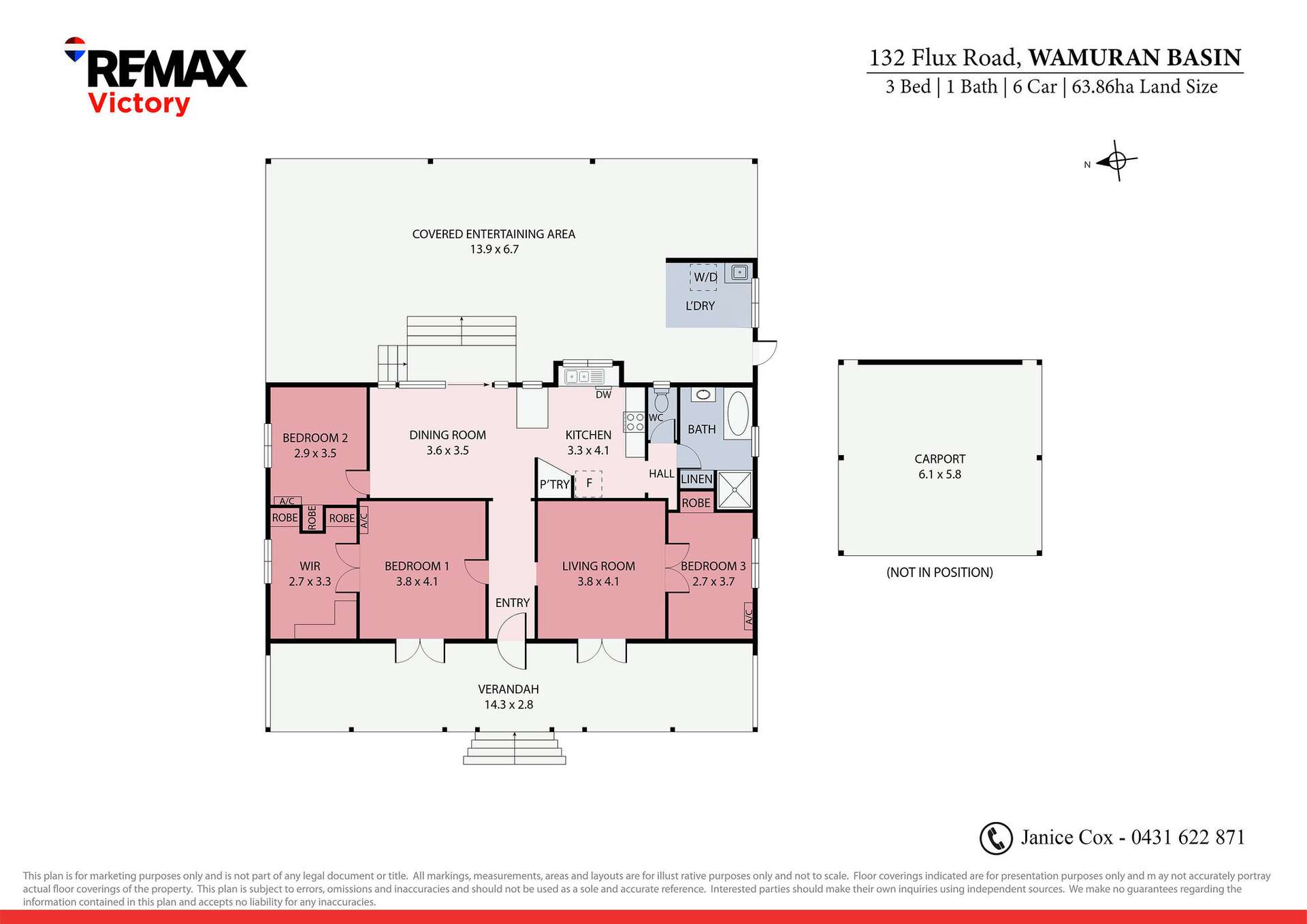 132 Flux Road, Wamuran Basin For Sale by Farmbuy.com - floorplan 1
