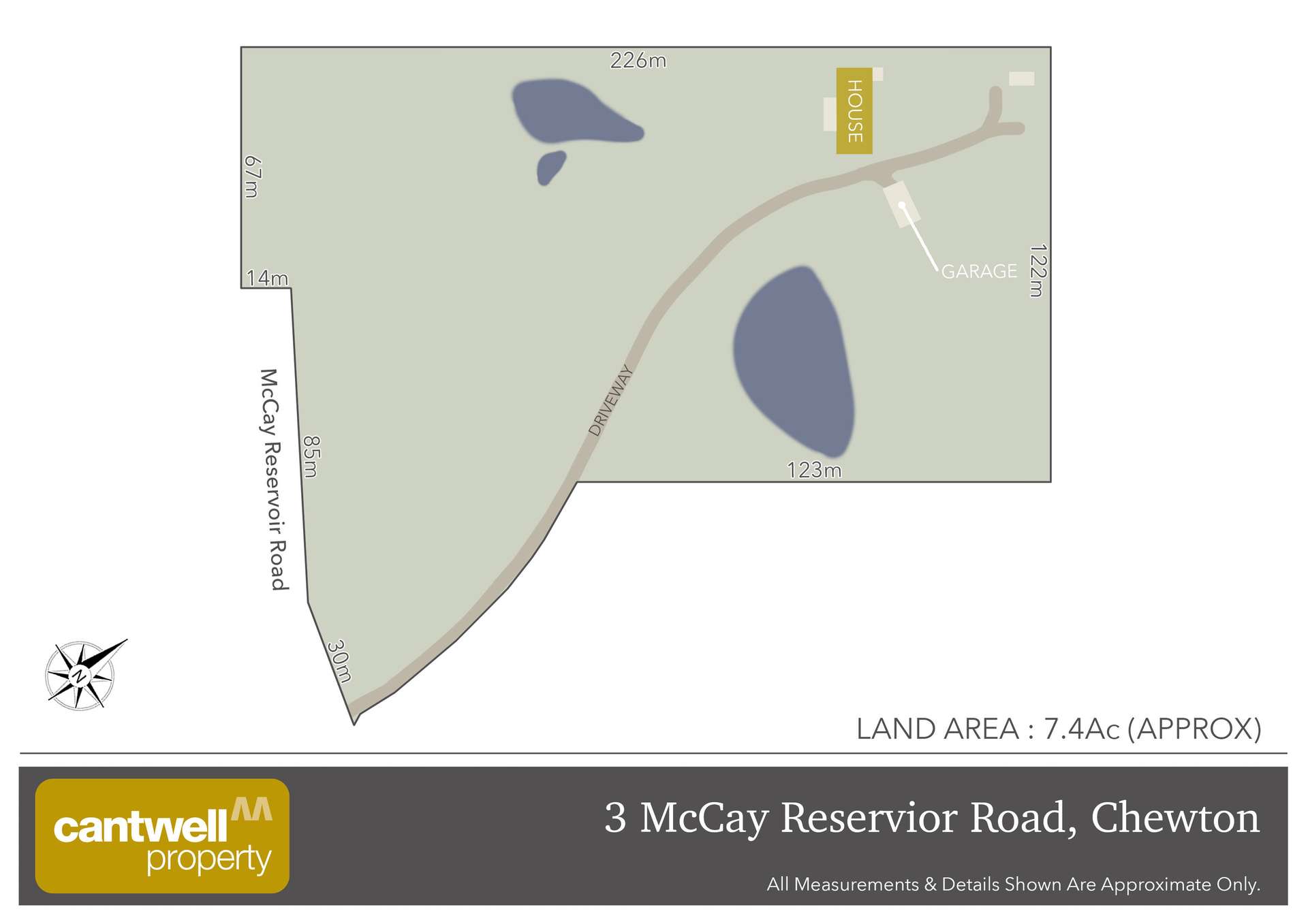 3 Mccay Reservoir Road, Chewton Sold by Farmbuy.com - floorplan 2