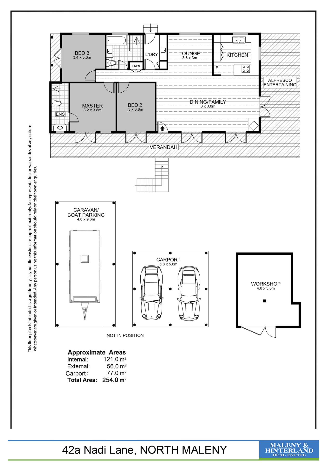 42A Nadi Lane, North Maleny For Sale by Farmbuy.com - floorplan 1