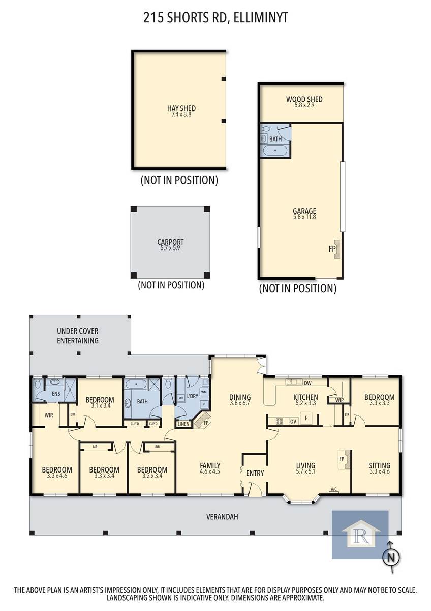 215 Shorts Road, Elliminyt Sold by Farmbuy.com - floorplan 1