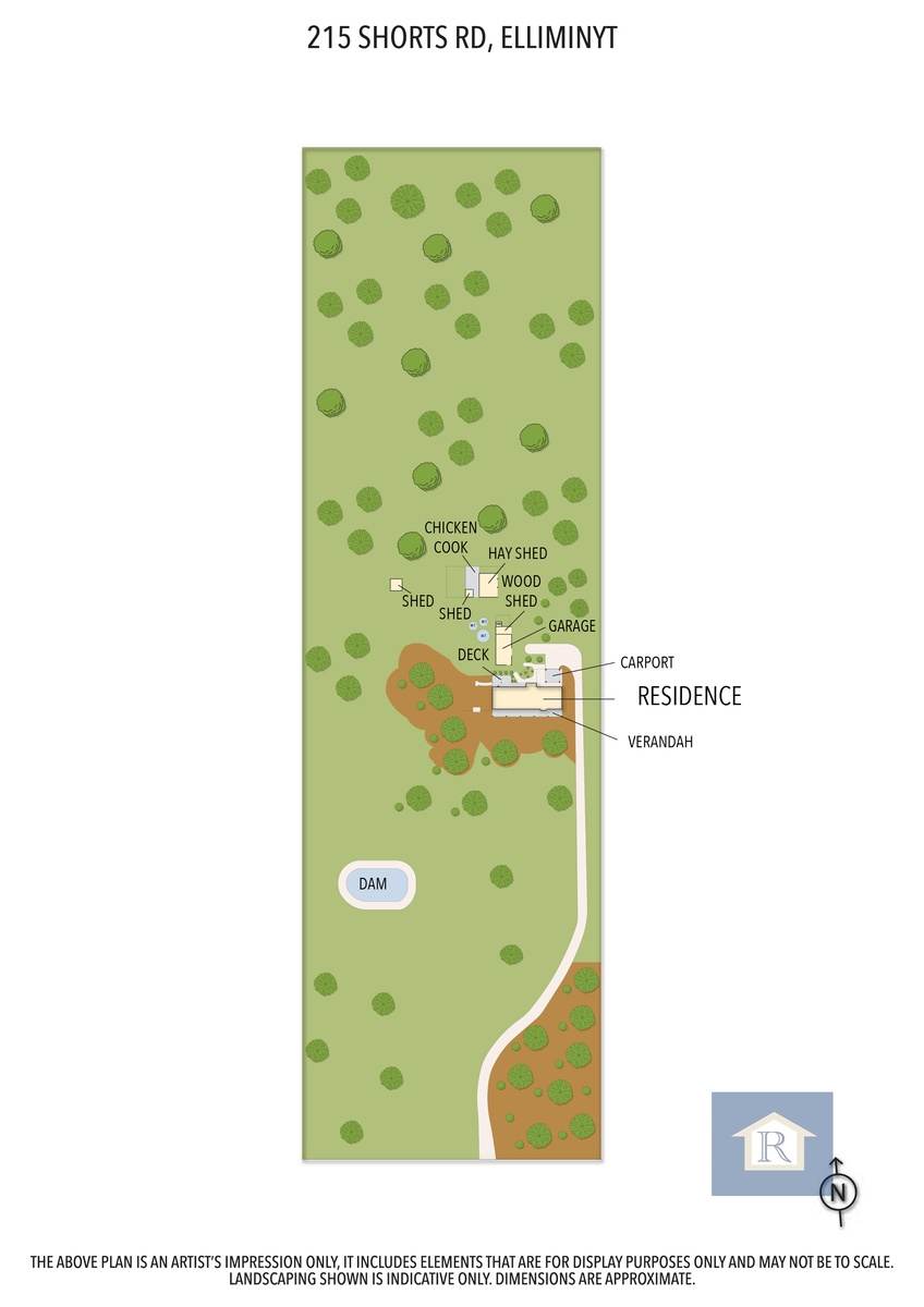 215 Shorts Road, Elliminyt Sold by Farmbuy.com - floorplan 2