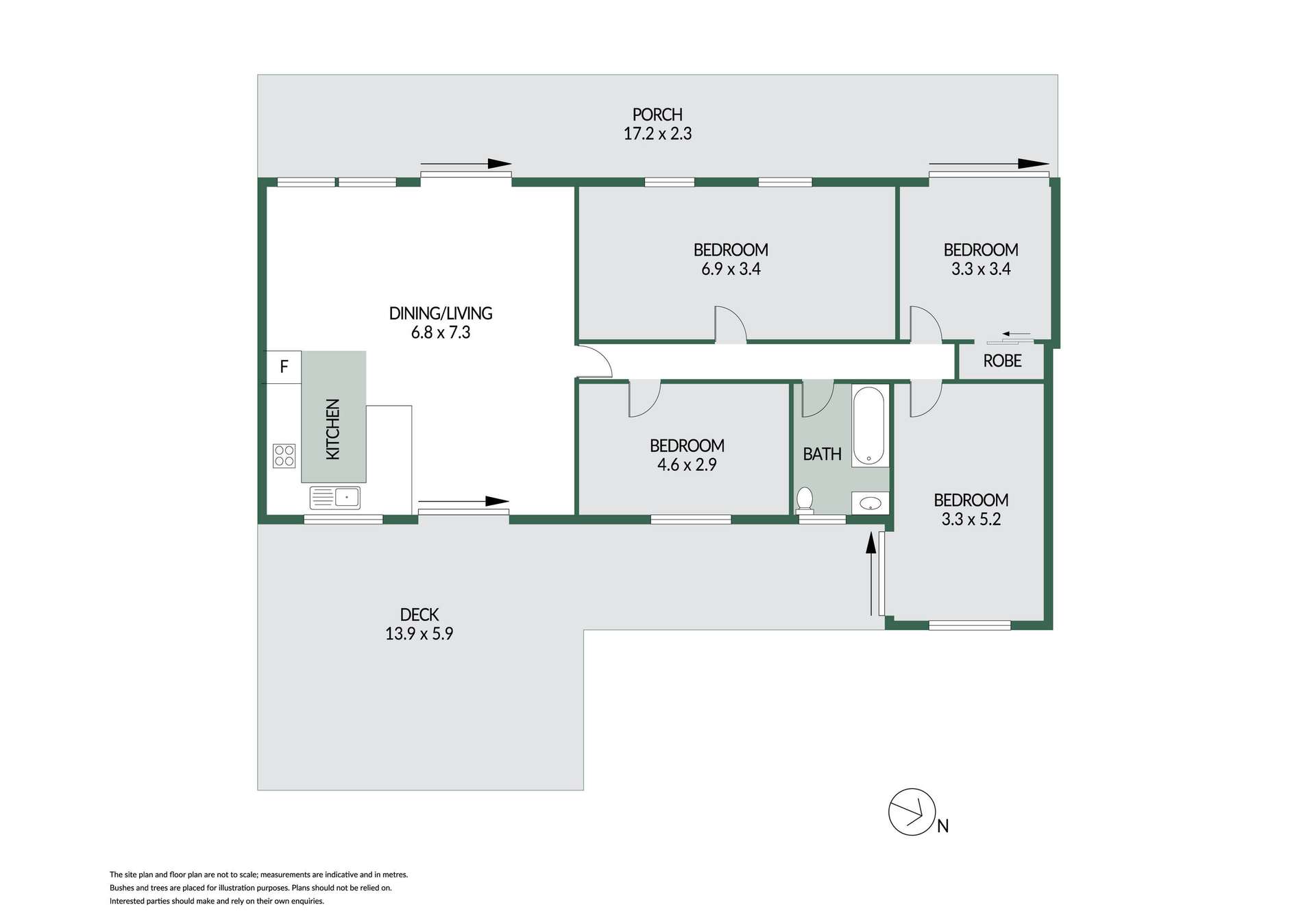 147 Webbs Road, Braidwood For Sale by Farmbuy.com - floorplan 1