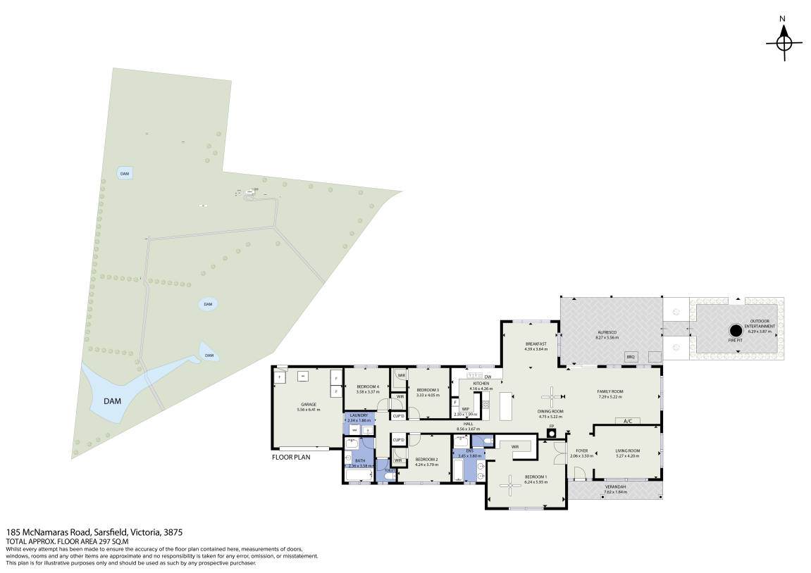 185 McNamaras Road, Sarsfield For Sale by Farmbuy.com - floorplan 1