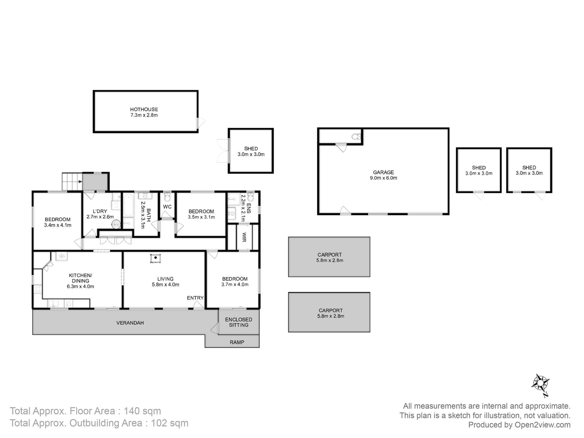 45 Kelletts Road, Sloping Main For Sale by Farmbuy.com - floorplan 1