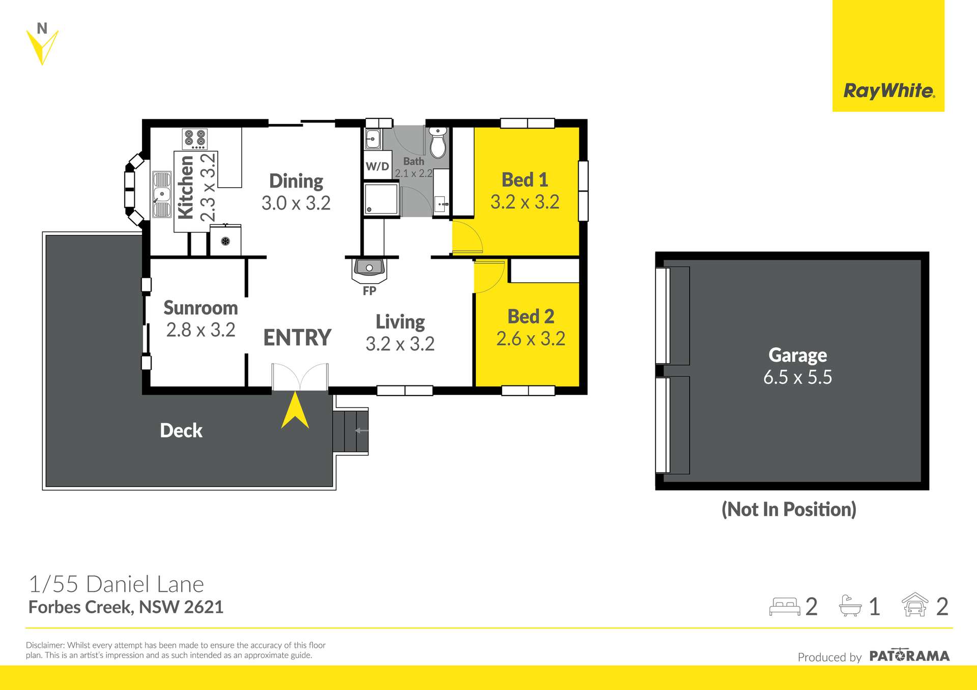 1/55 Daniel Lane, Forbes Creek For Sale by Farmbuy.com - floorplan 1