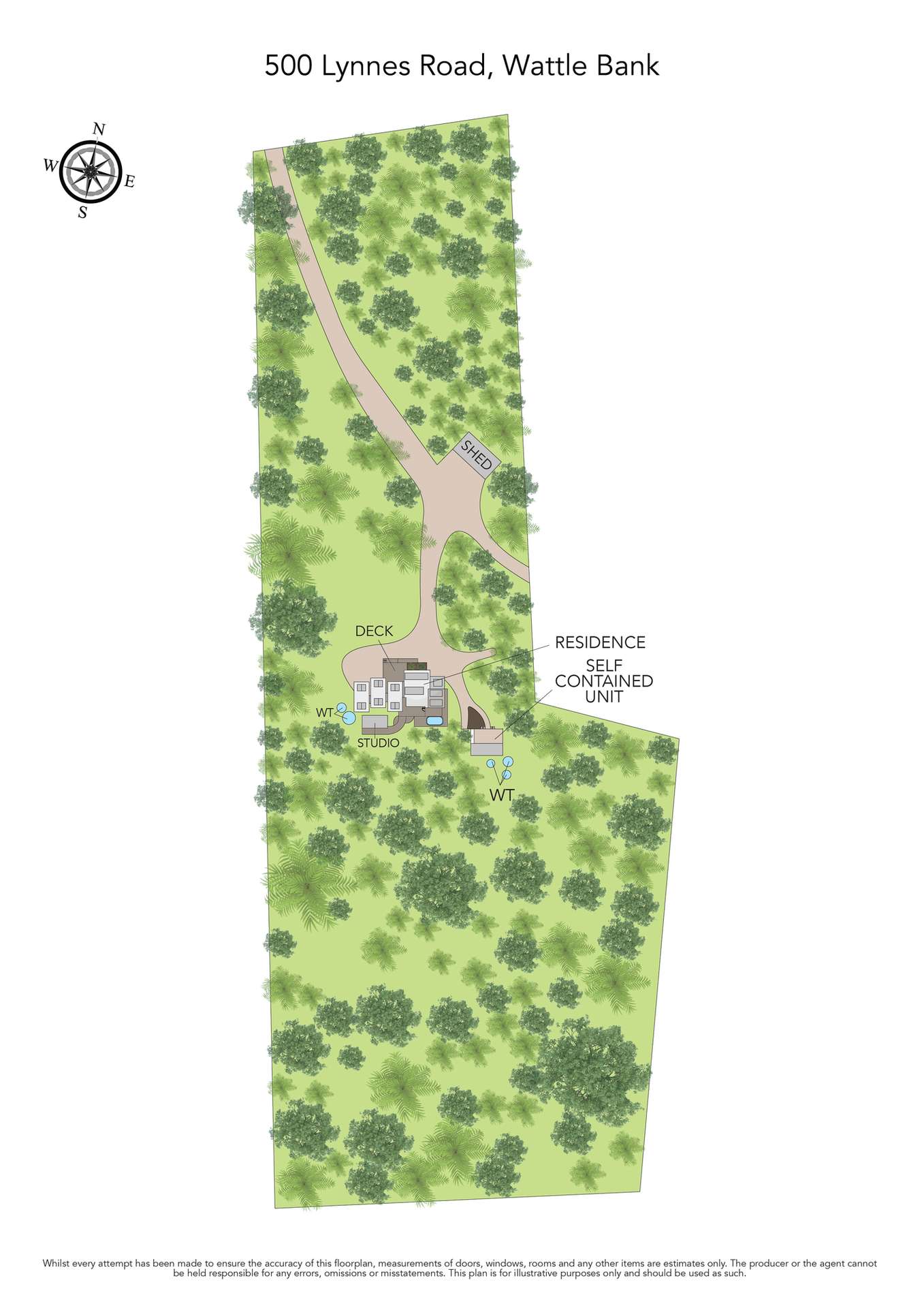 500 Lynnes Road, Wattle Bank For Sale by Farmbuy.com - floorplan 2
