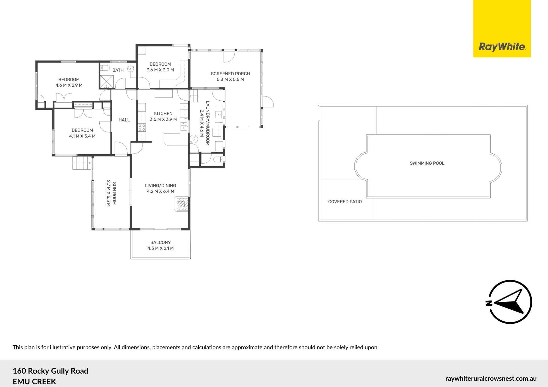 160 Rocky Gully Road, Crows Nest For Sale by Farmbuy.com - floorplan 1