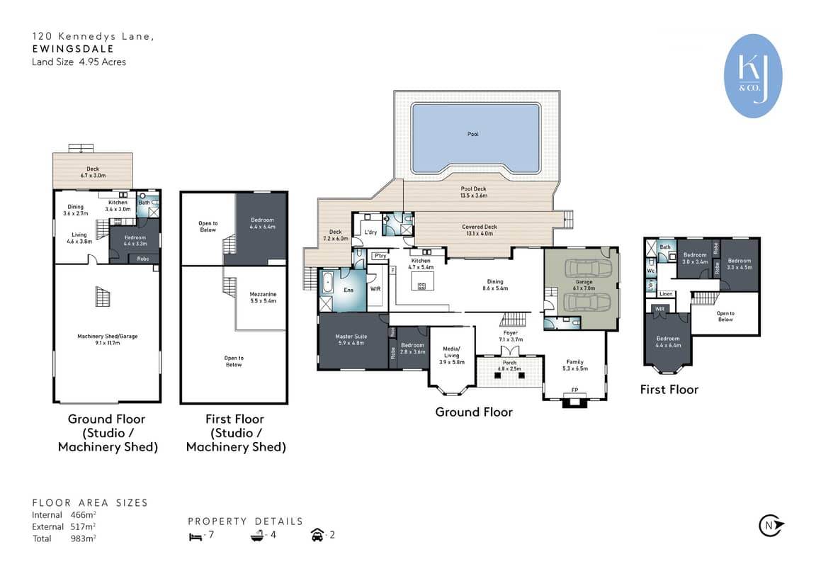 120 Kennedys Lane, Ewingsdale For Sale by Farmbuy.com - floorplan 1