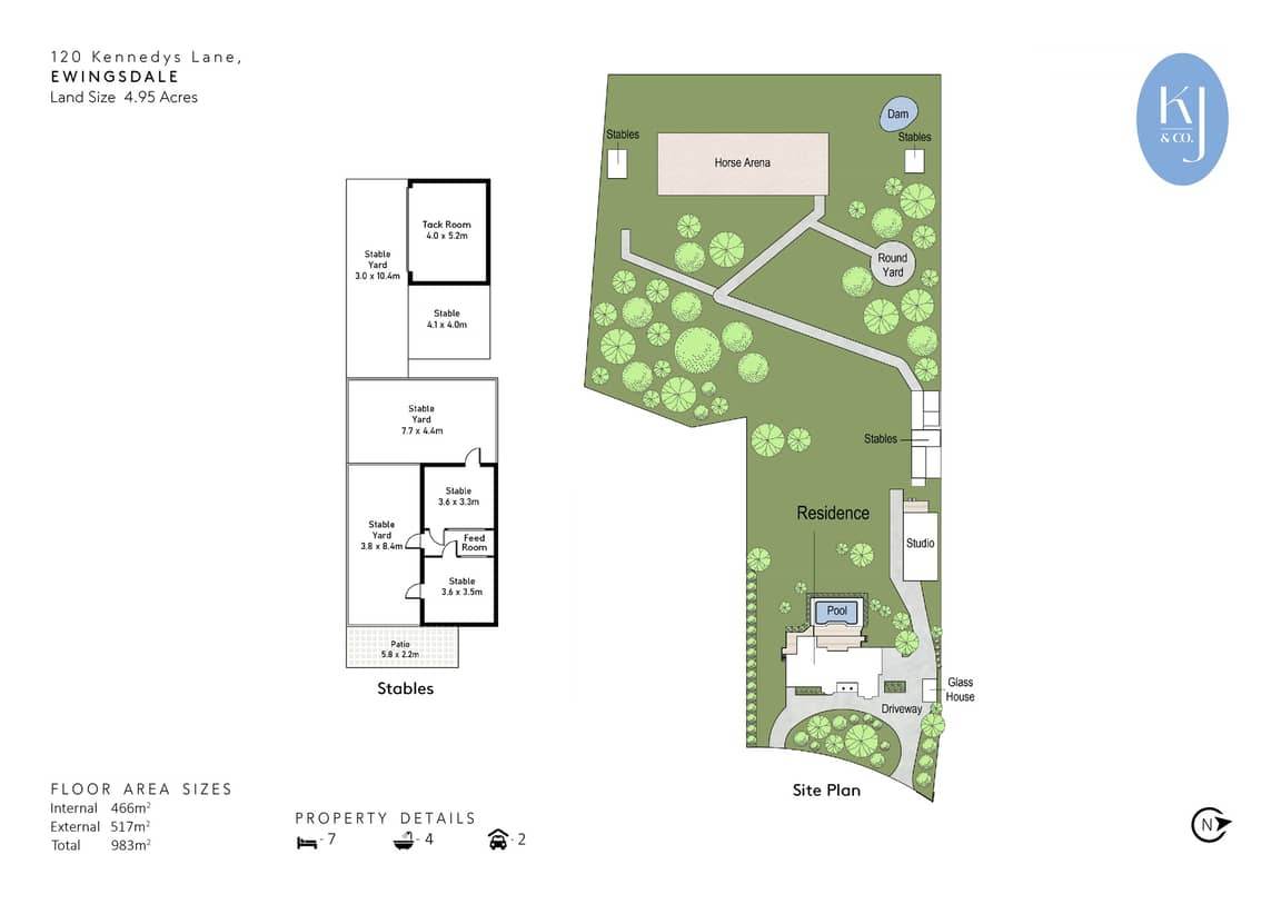 120 Kennedys Lane, Ewingsdale For Sale by Farmbuy.com - floorplan 2