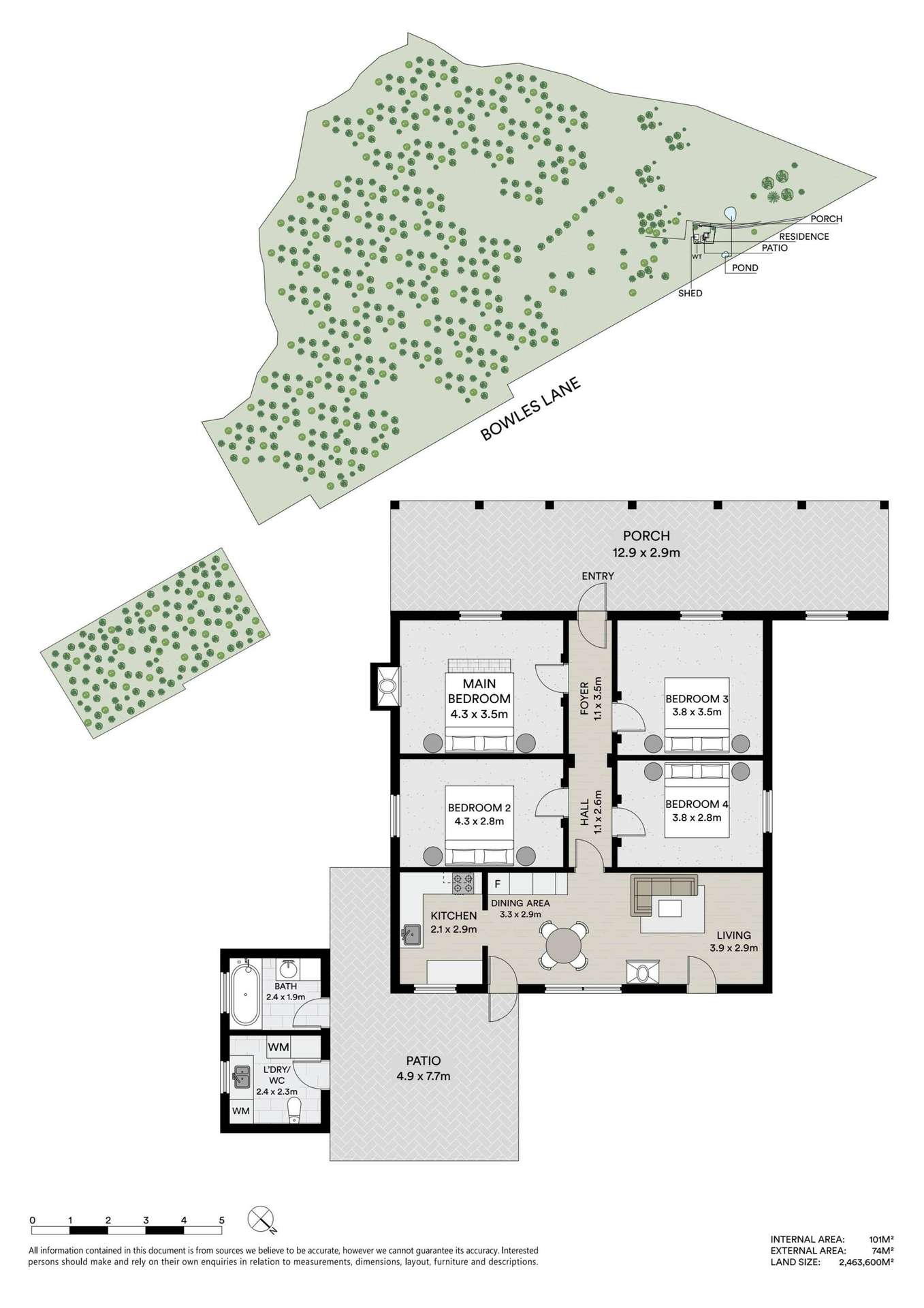 214 Bowles Lane, Rylstone For Sale by Farmbuy.com - floorplan 1