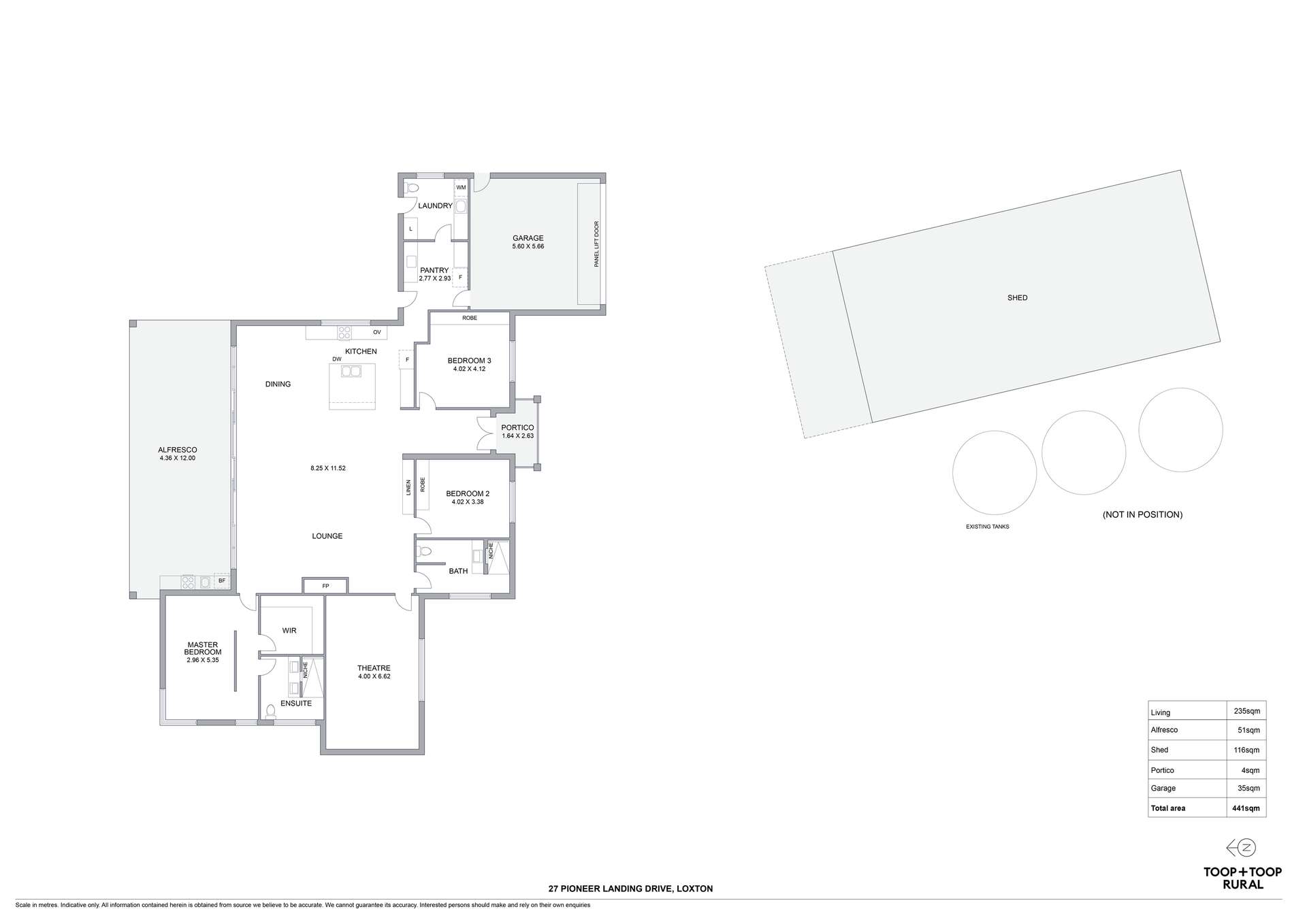 27 Pioneer Landing Drive, Loxton For Sale by Farmbuy.com - floorplan 1