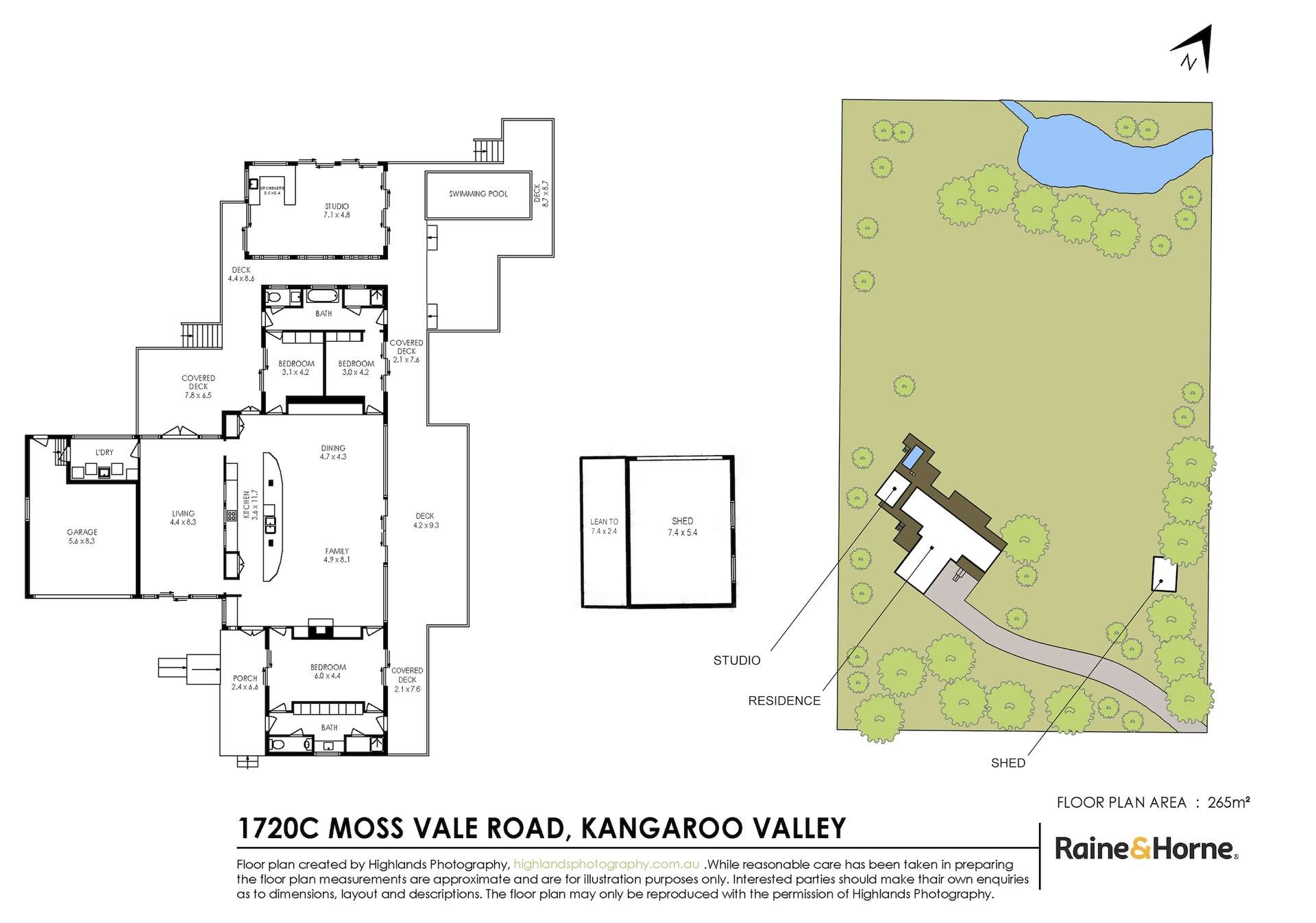 1720C Moss Vale Road, Kangaroo Valley Sold by Farmbuy.com - floorplan 1