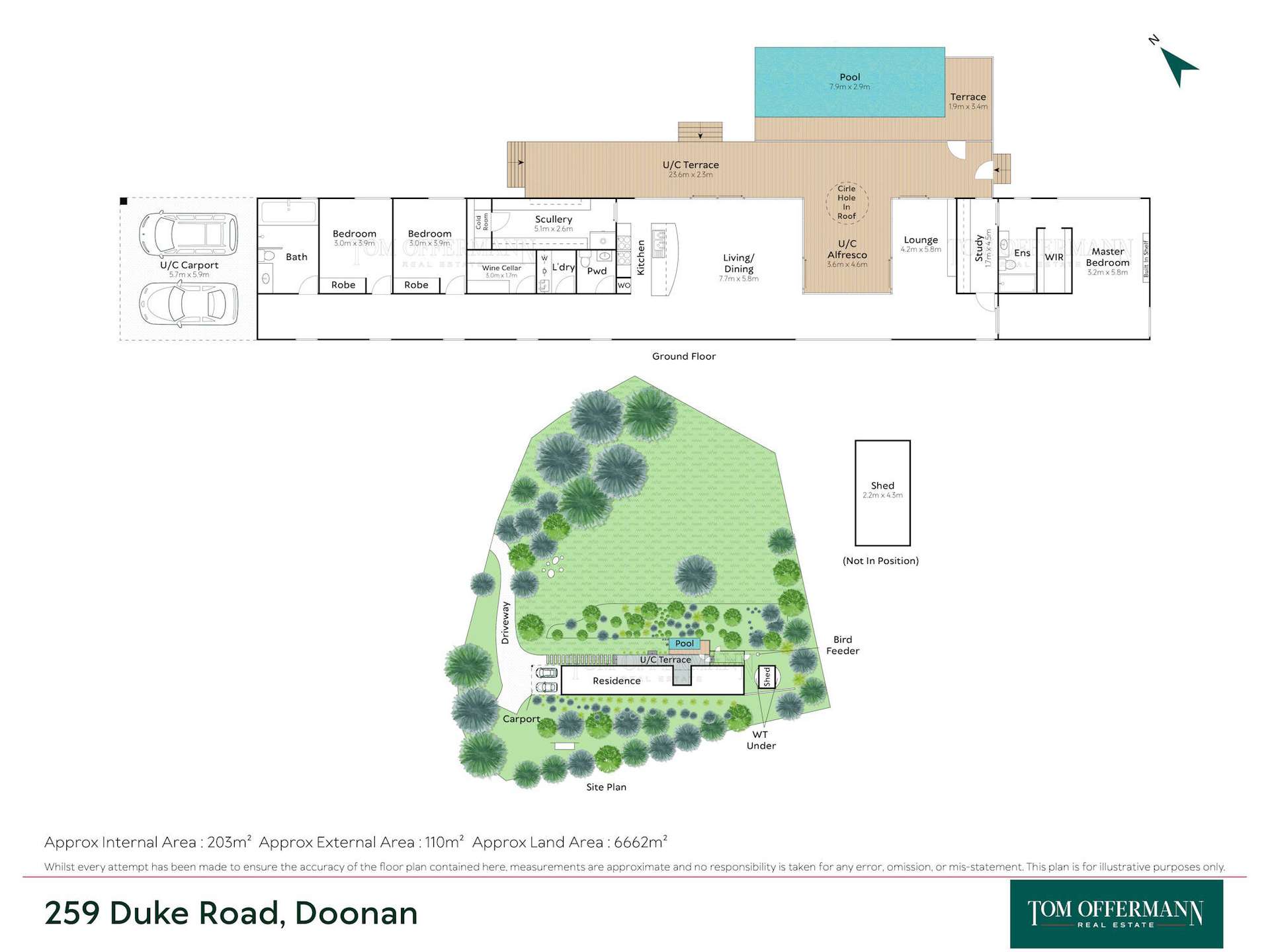 259 Duke Road, Doonan For Sale by Farmbuy.com - floorplan 1