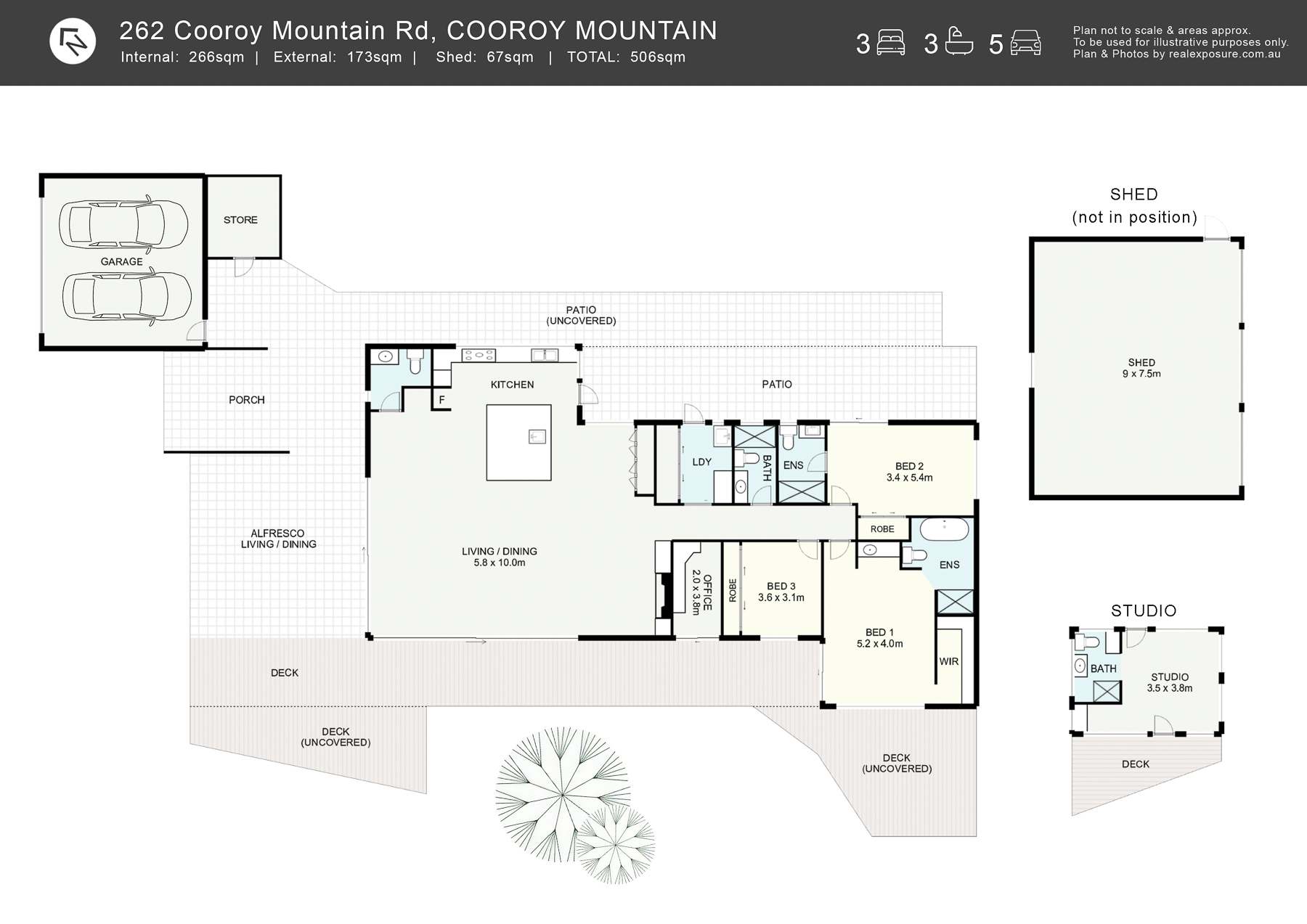 262 Cooroy Mountain Road, Cooroy Mountain For Sale by Farmbuy.com - floorplan 1
