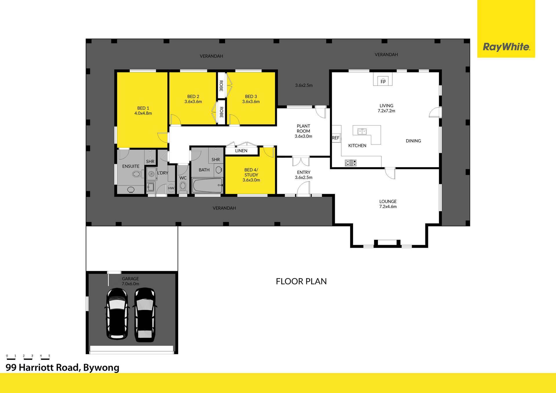 99 Harriott Road, Bywong For Sale by Farmbuy.com - floorplan 1