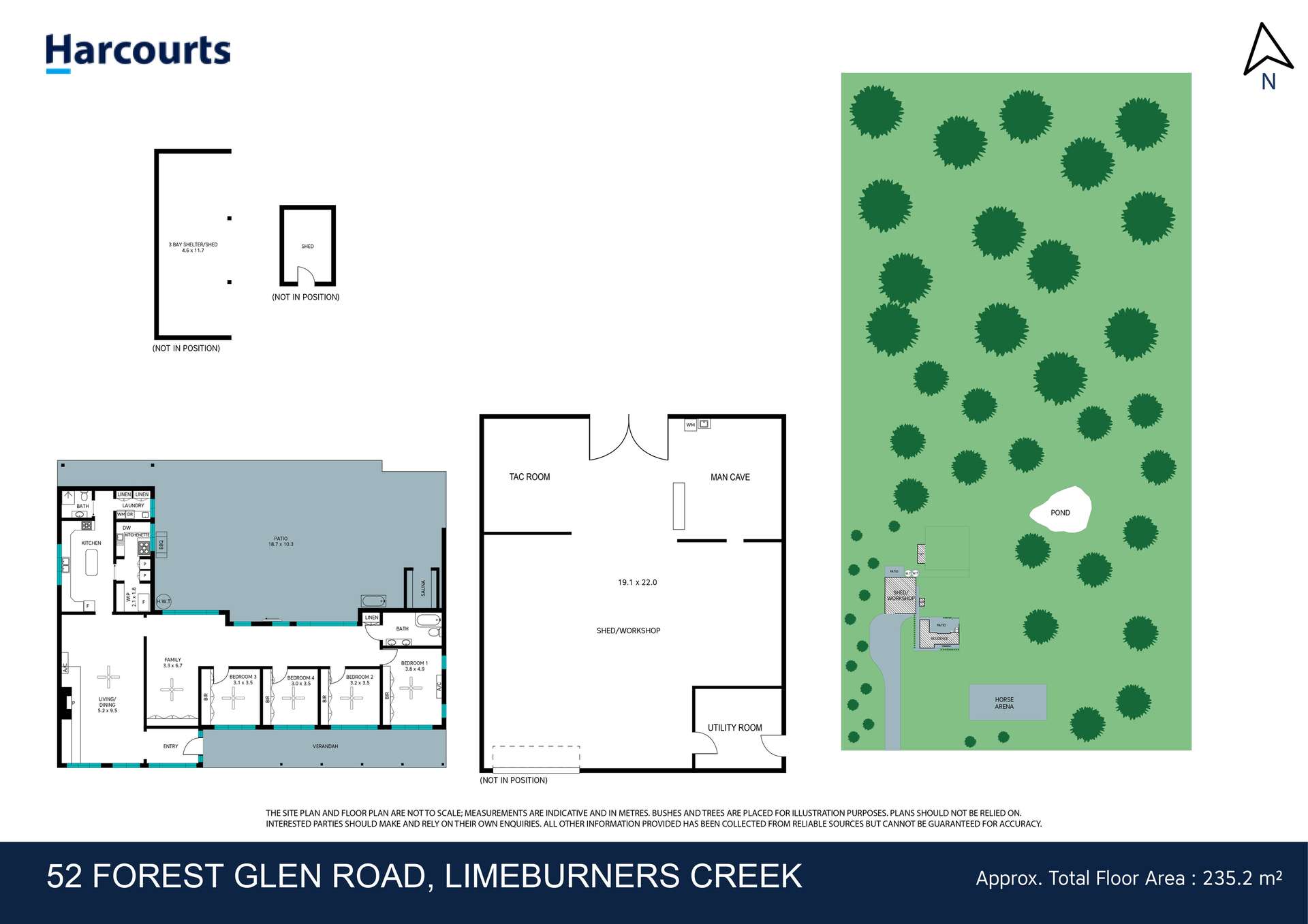 52 Forest Glen Road, Limeburners Creek For Sale by Farmbuy.com - floorplan 1