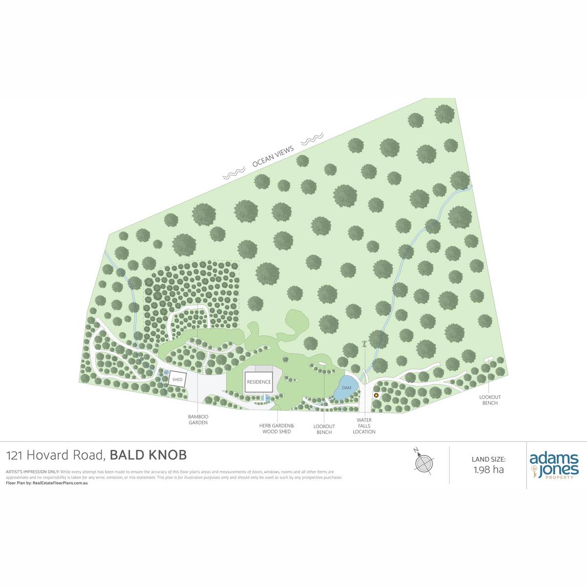 121 Hovard Road, Bald Knob For Sale by Farmbuy.com - floorplan 2