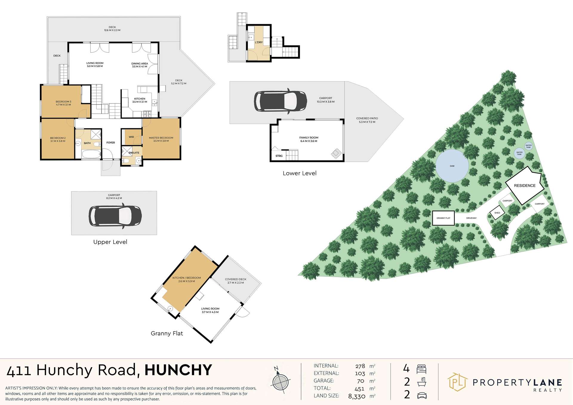 411 Hunchy Road, Hunchy For Sale by Farmbuy.com - floorplan 1