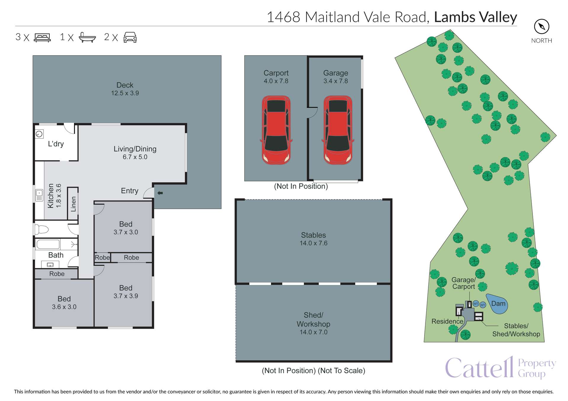 1468 Maitland Vale Road, Lambs Valley Sold by Farmbuy.com - floorplan 1