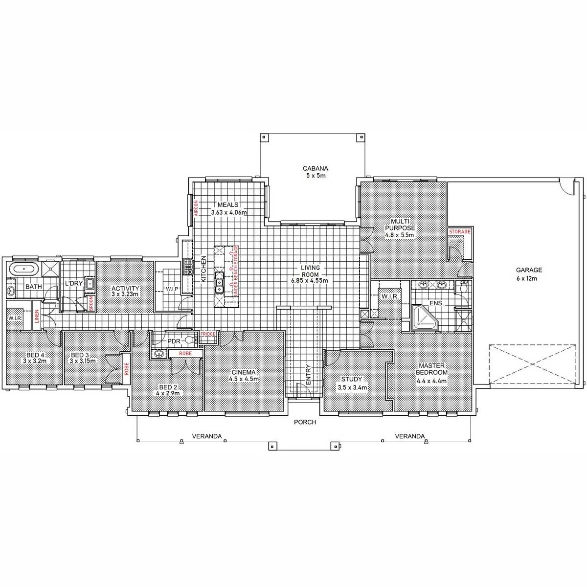 34 Cumming Drive, Longford For Sale by Farmbuy.com - floorplan 1