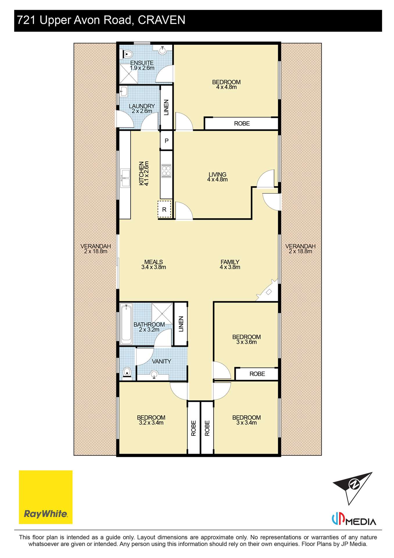 721 Upper Avon Road, Craven Sold by Farmbuy.com - floorplan 1