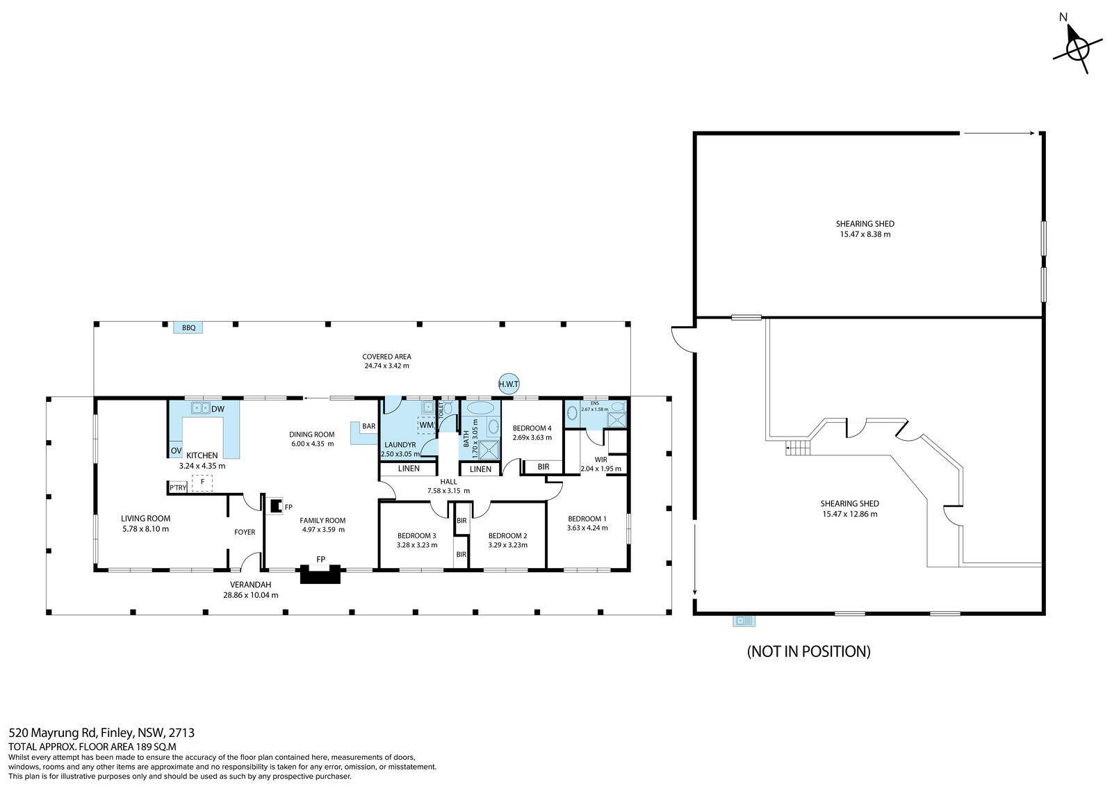 520 Mayrung Road, Finley For Sale by Farmbuy.com - floorplan 1