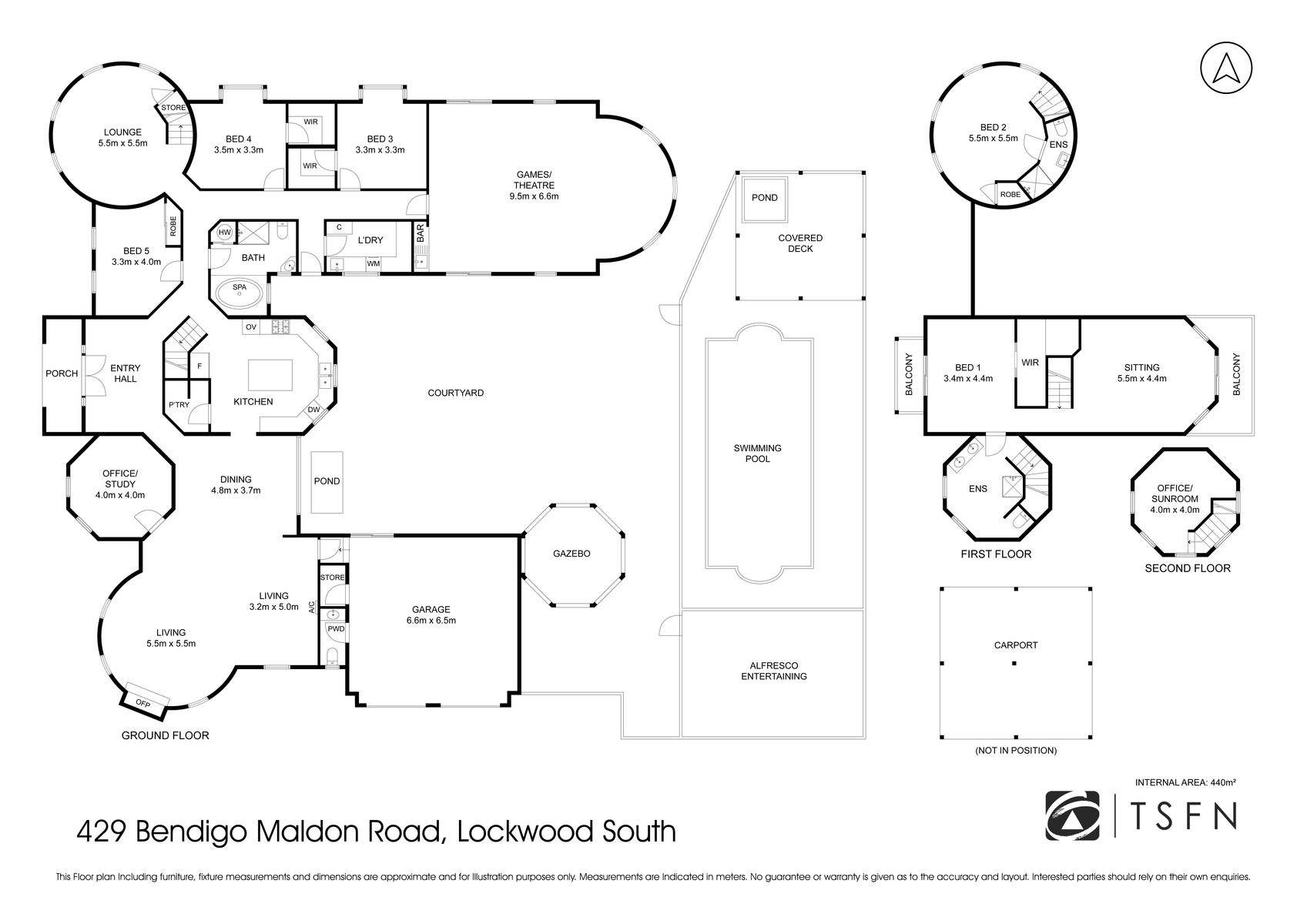 429 Bendigo-Maldon Road, Lockwood South For Sale by Farmbuy.com - floorplan 1