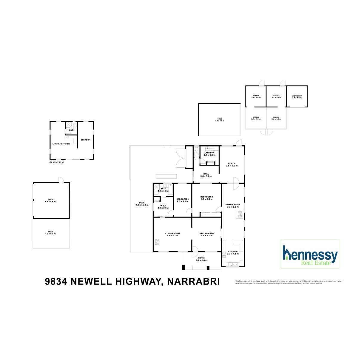 9834 Newell Highway, Narrabri For Sale by Farmbuy.com - floorplan 1