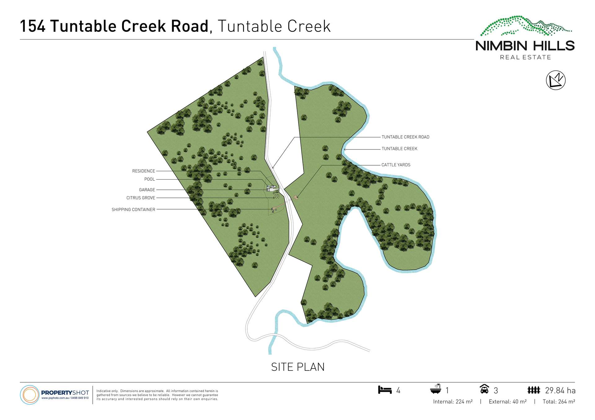 154 Tuntable Creek Road, The Channon For Sale by Farmbuy.com - floorplan 2