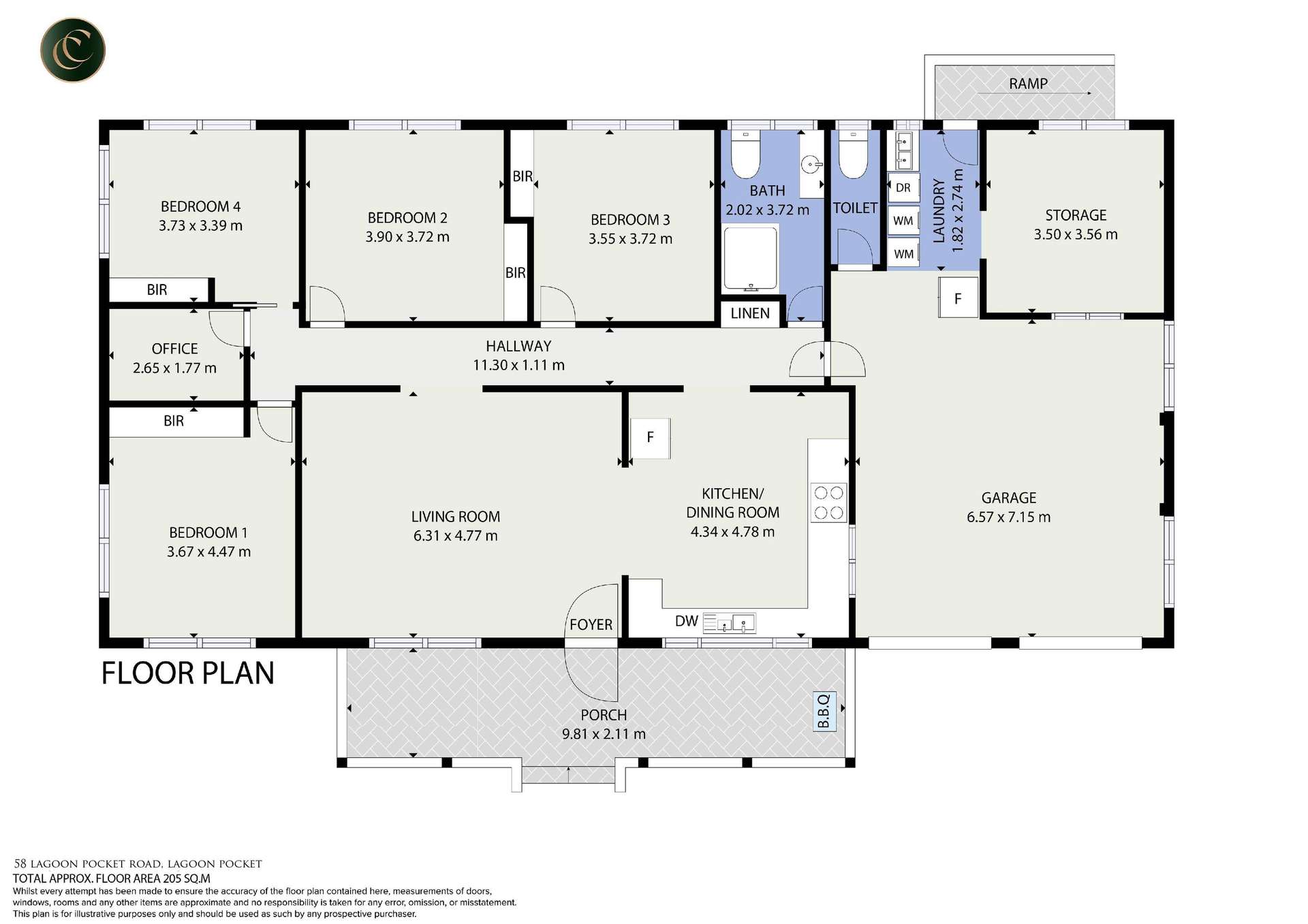 58 Lagoon Pocket Road, Lagoon Pocket For Sale by Farmbuy.com - floorplan 1
