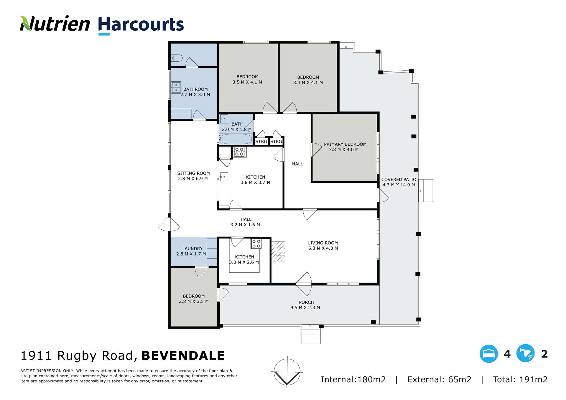 1911 Rugby Road, BEVANDALE, Crookwell For Sale by Farmbuy.com - floorplan 1