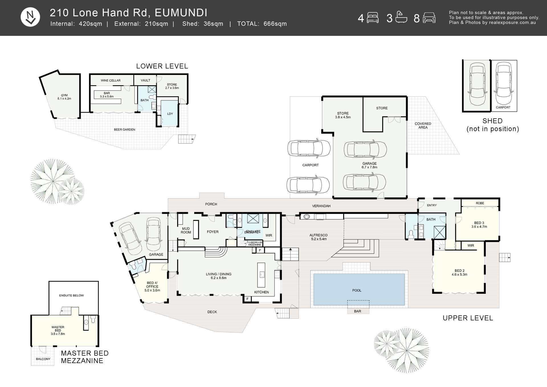 210 Lone Hand Road, Eumundi For Sale by Farmbuy.com - floorplan 1