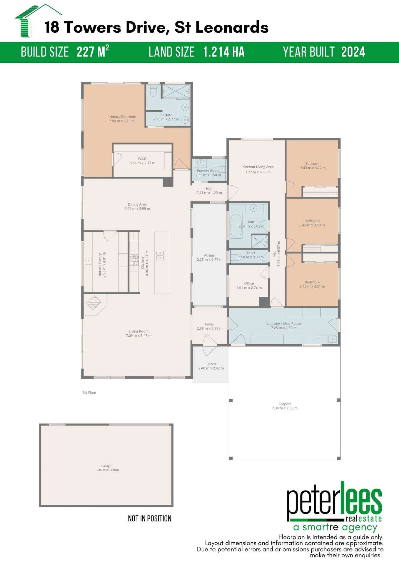 18 Towers Drive, St Leonards For Sale by Farmbuy.com - floorplan 1