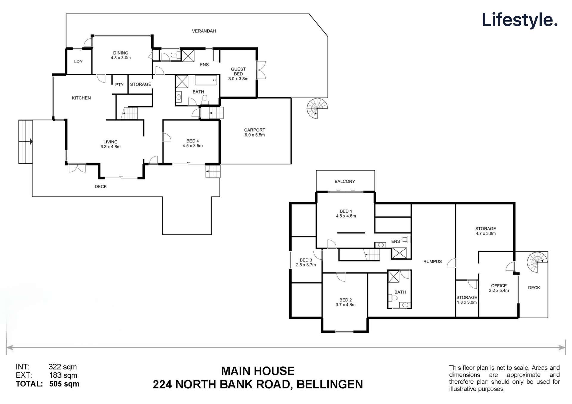 224 North Bank Road, Bellingen For Sale by Farmbuy.com - floorplan 1