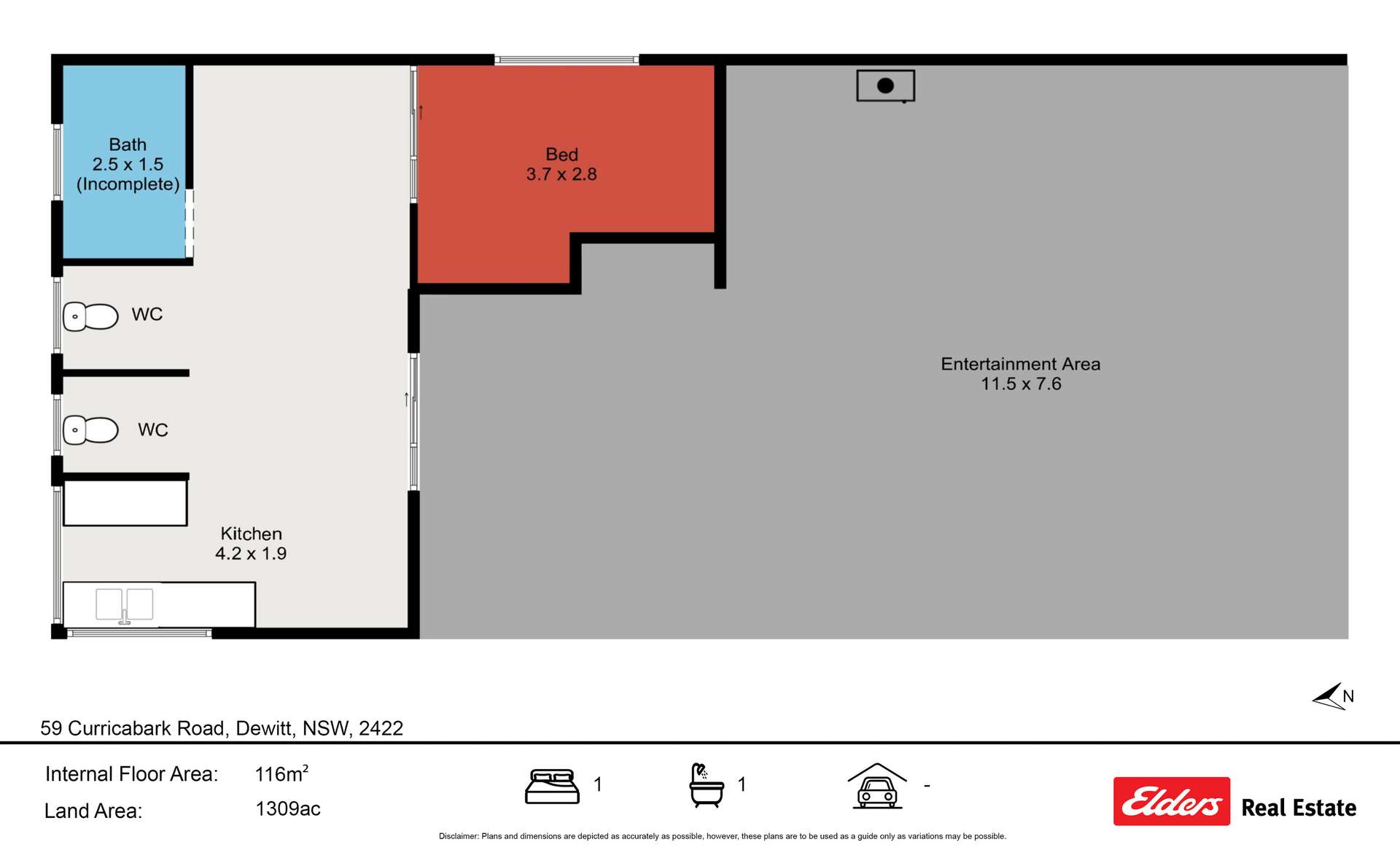 59 Curricabark Road, Dewitt Via, Gloucester For Sale by Farmbuy.com - floorplan 1