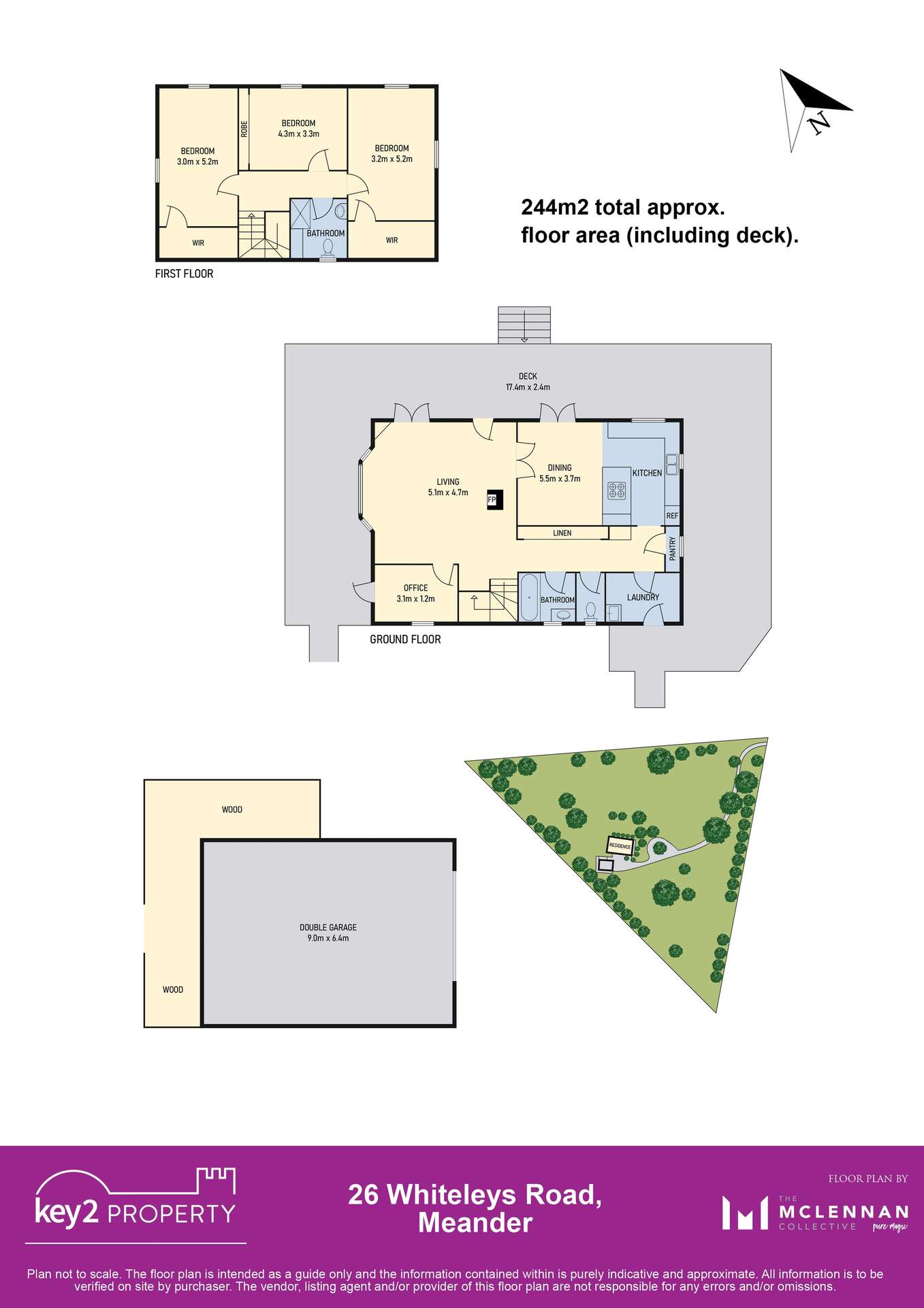 26 Whiteleys Road, Meander Sold by Farmbuy.com - floorplan 1