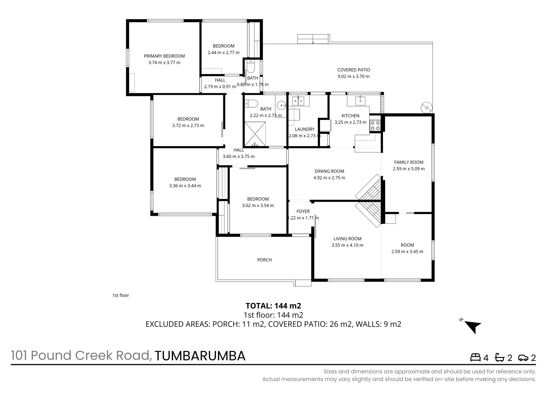 101 Pound Creek Road, Tumbarumba For Sale by Farmbuy.com - floorplan 1