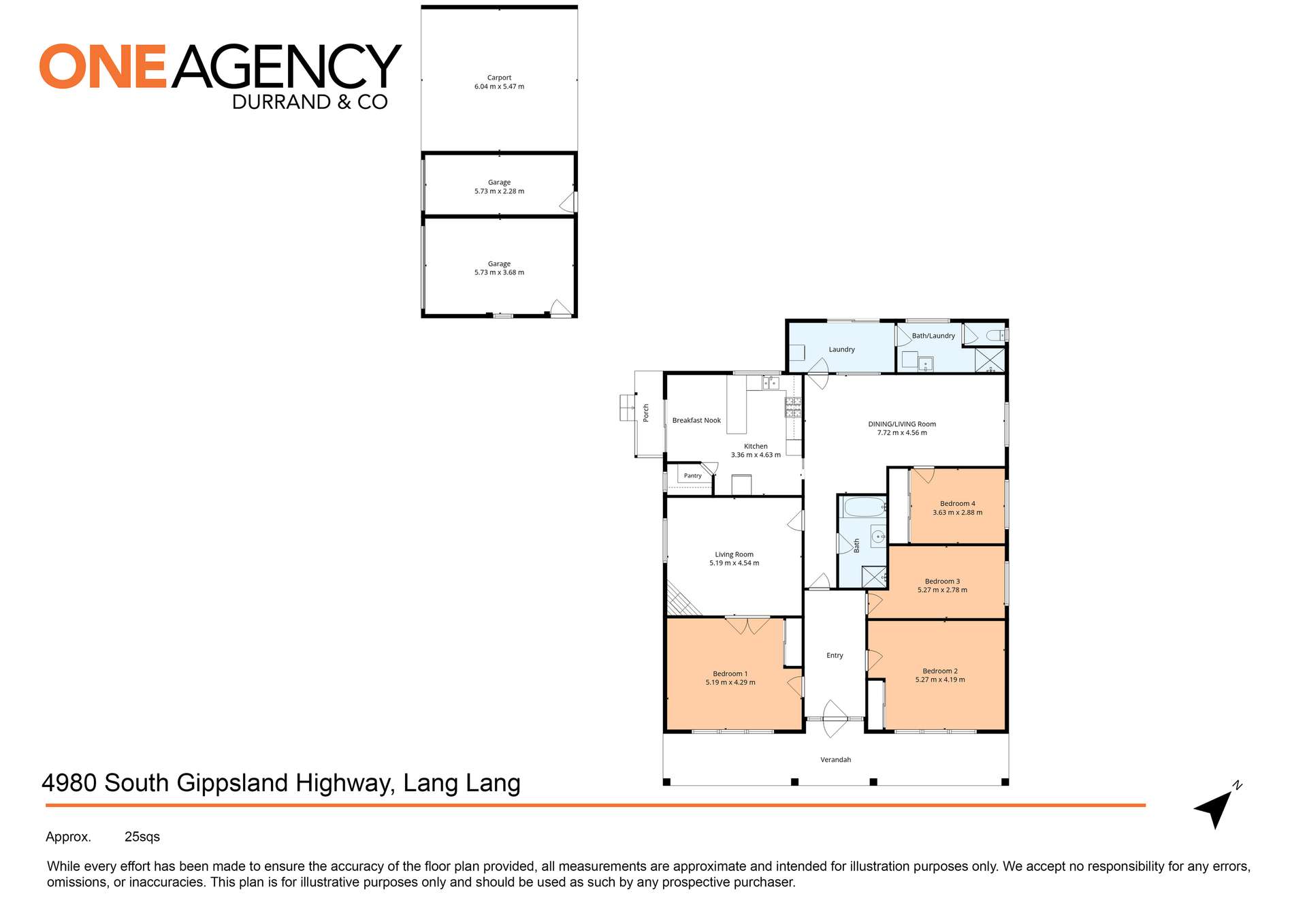 4980 South Gippsland Highway, Lang Lang For Sale by Farmbuy.com - floorplan 1