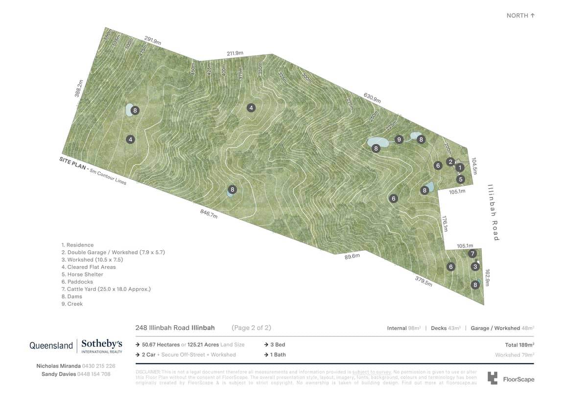 248 Illinbah Road, Illinbah Sold by Farmbuy.com - floorplan 2