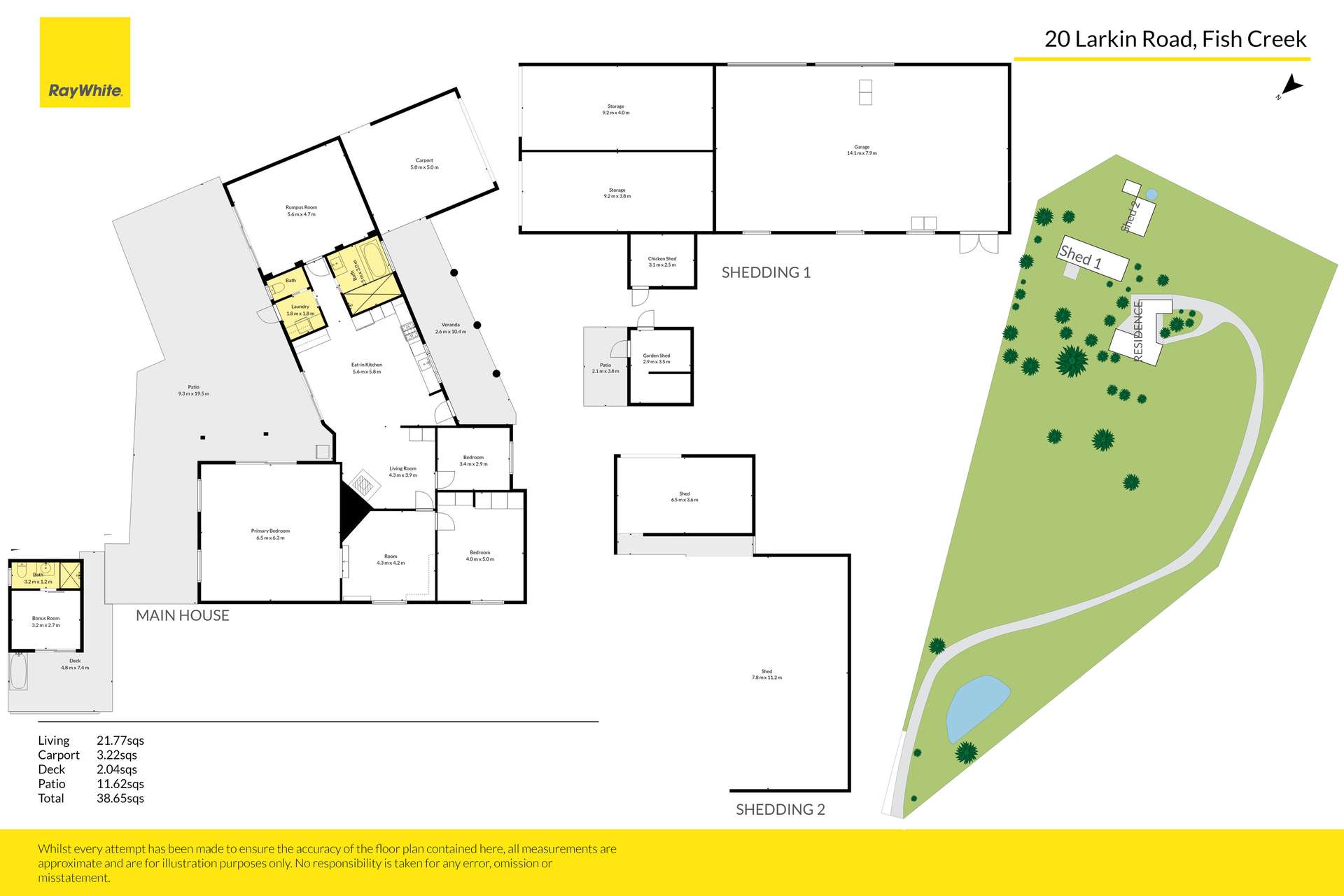 20 Larkin Road, Fish Creek For Sale by Farmbuy.com - floorplan 1